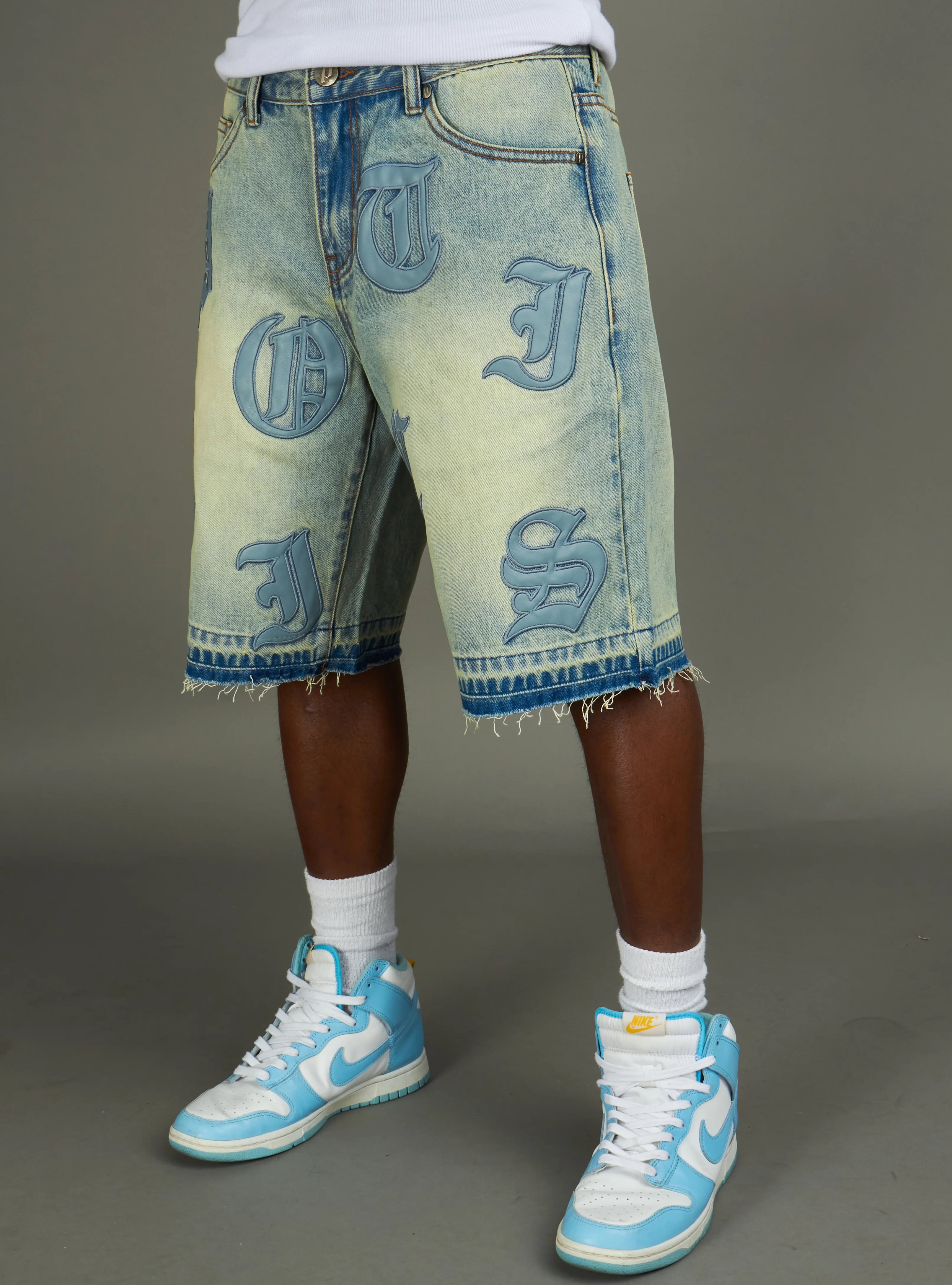 Politics Shorts - Betz - Light Vintage Blue Wash - 227 - Image 5