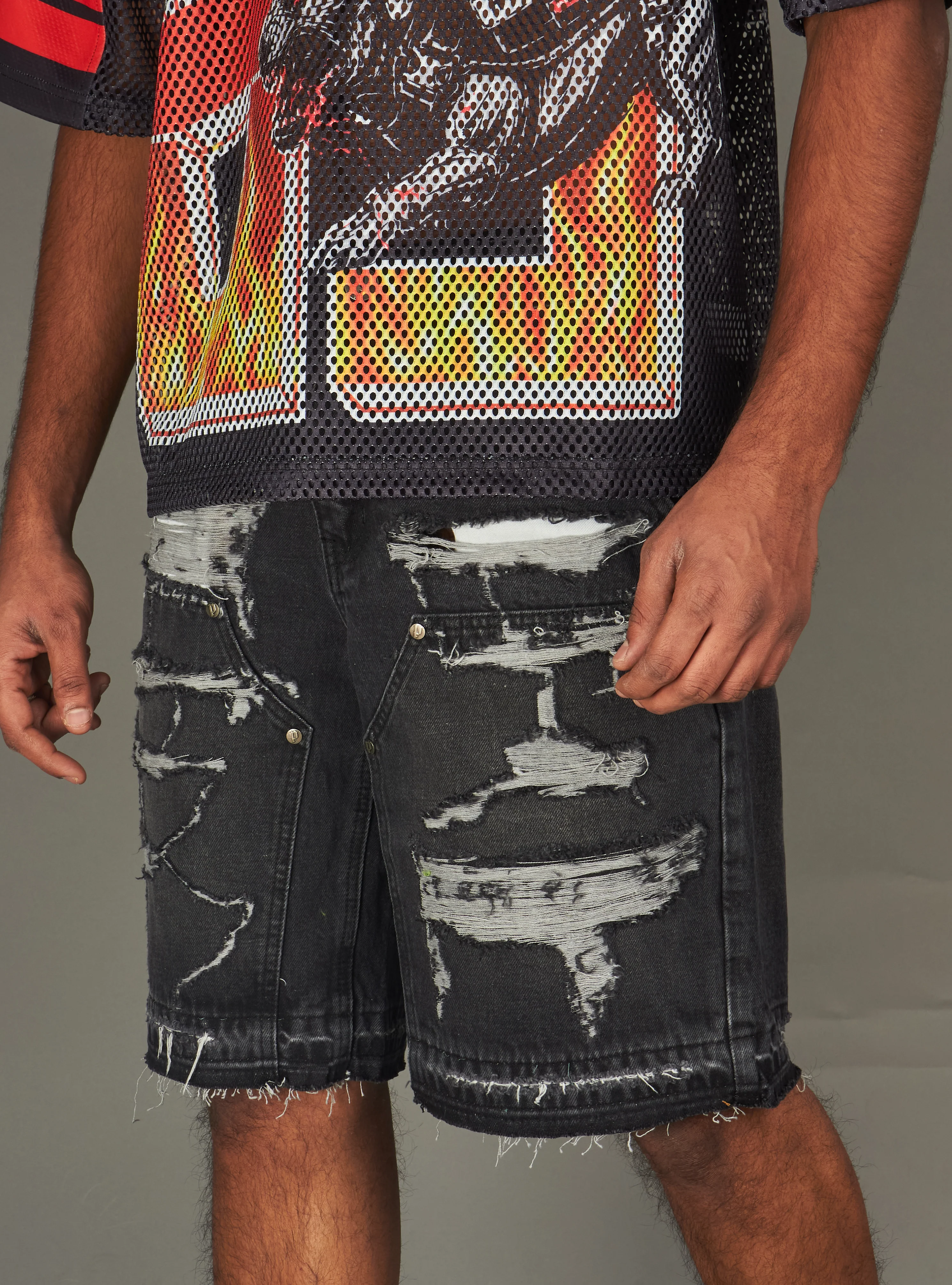 Politics Shorts - Bromwich - Black Wash - 418 - Image 2