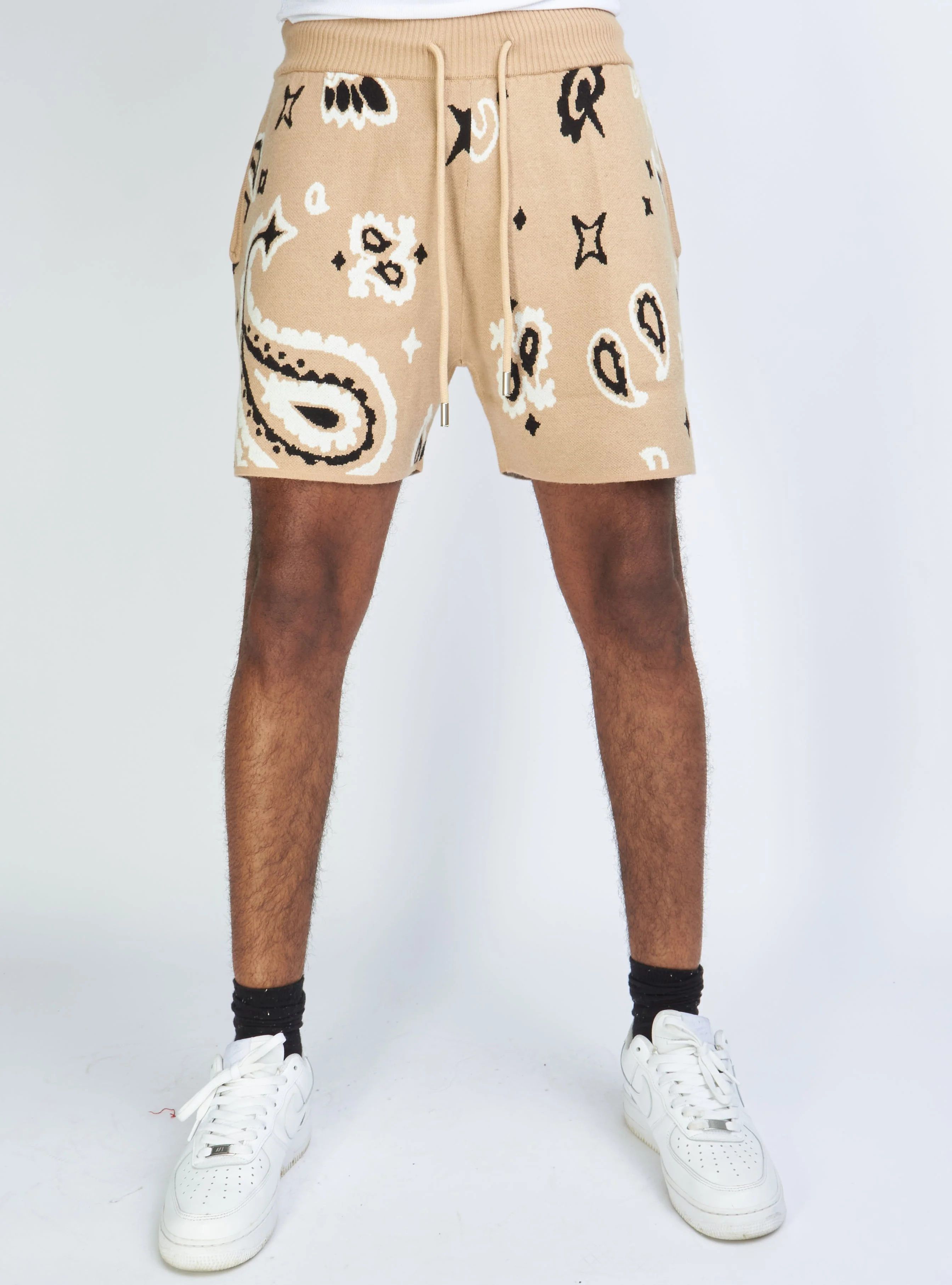 Politics Shorts - Knit - Khaki - Pais382