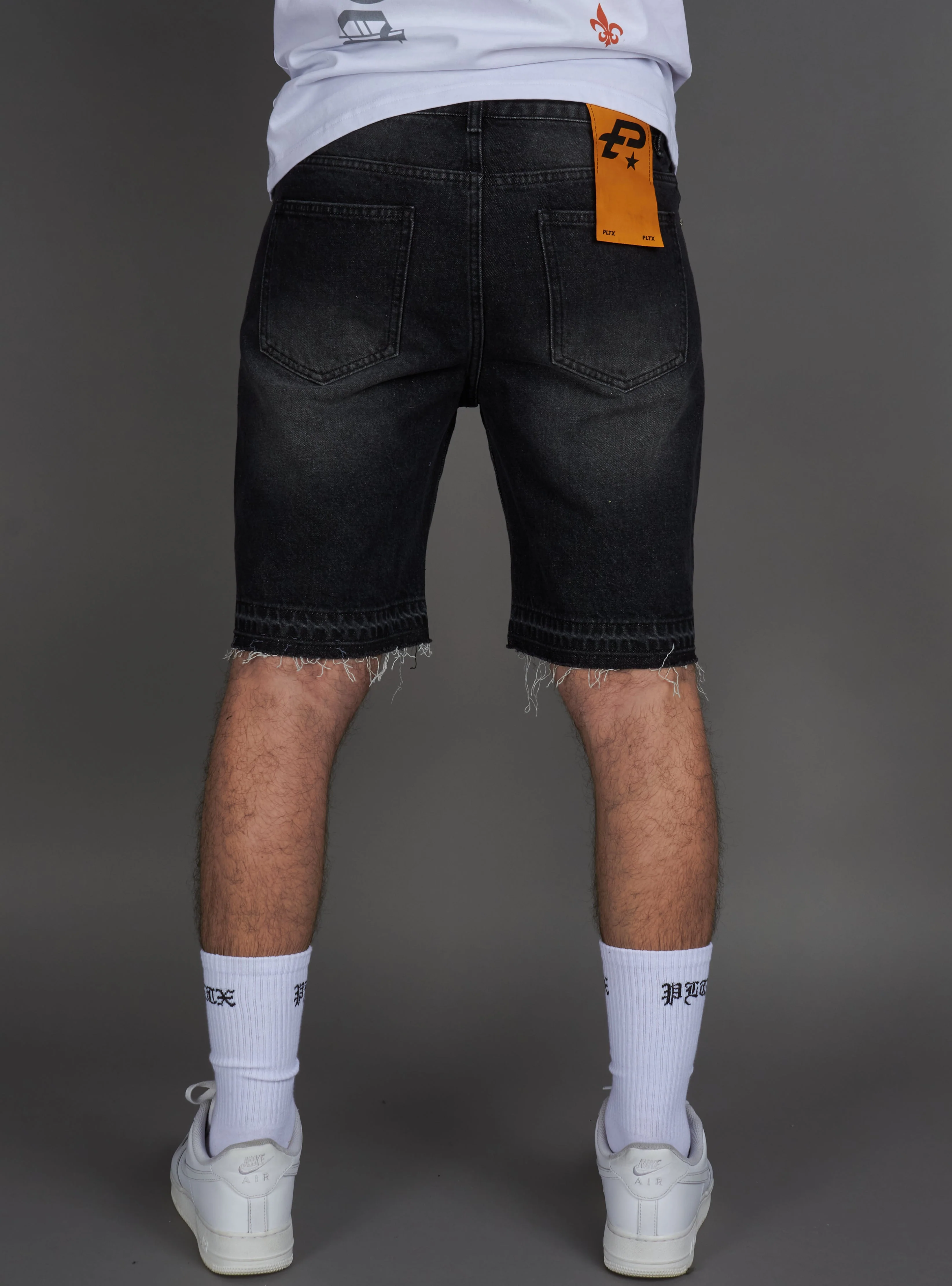 Politics Shorts - Leo - Black Grey - 400 - Image 7