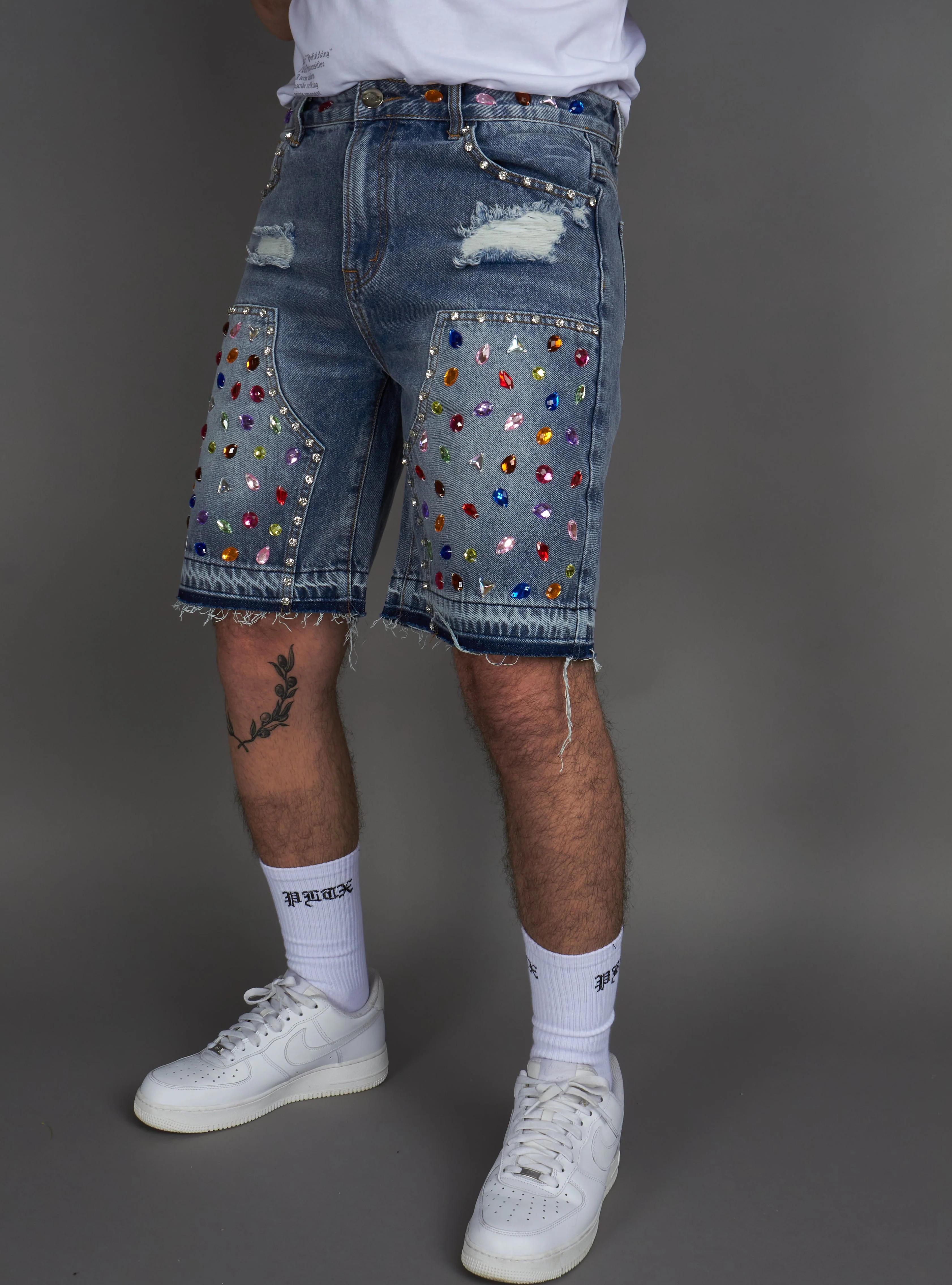 Politics Shorts - Leo - Light Blue - 300 - Image 10