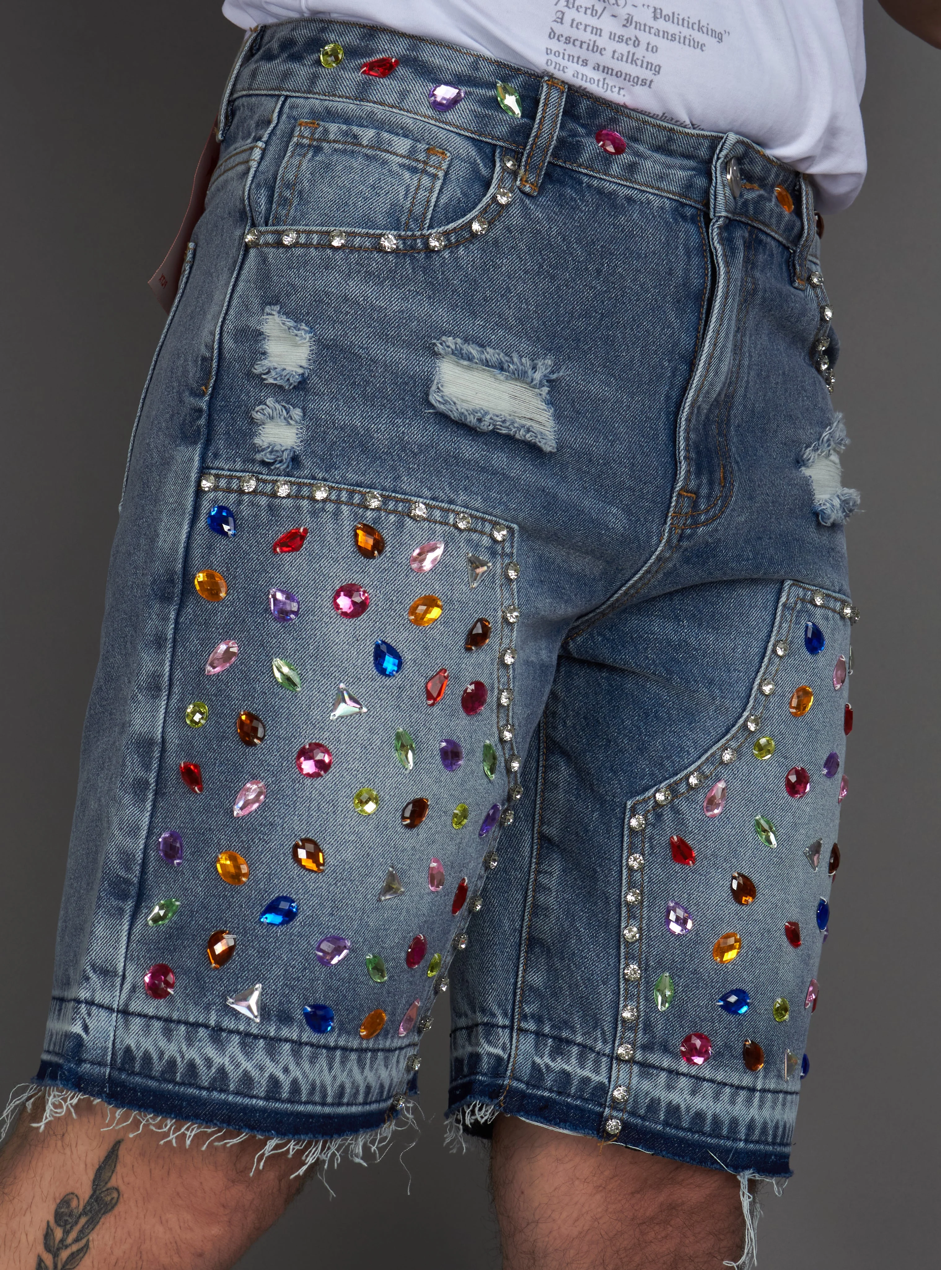 Politics Shorts - Leo - Light Blue - 300 - Image 16