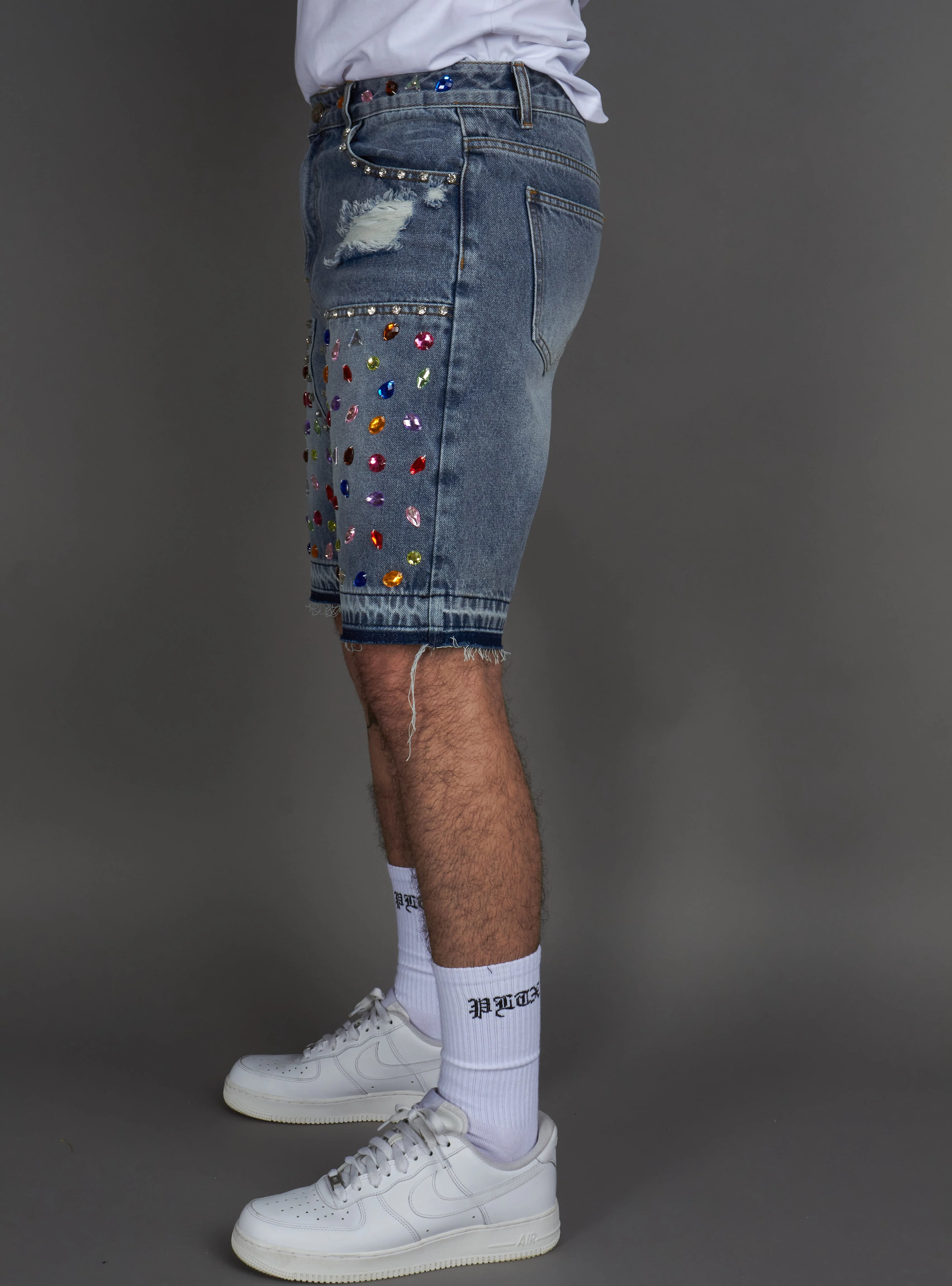 Politics Shorts - Leo - Light Blue - 300 - Image 9
