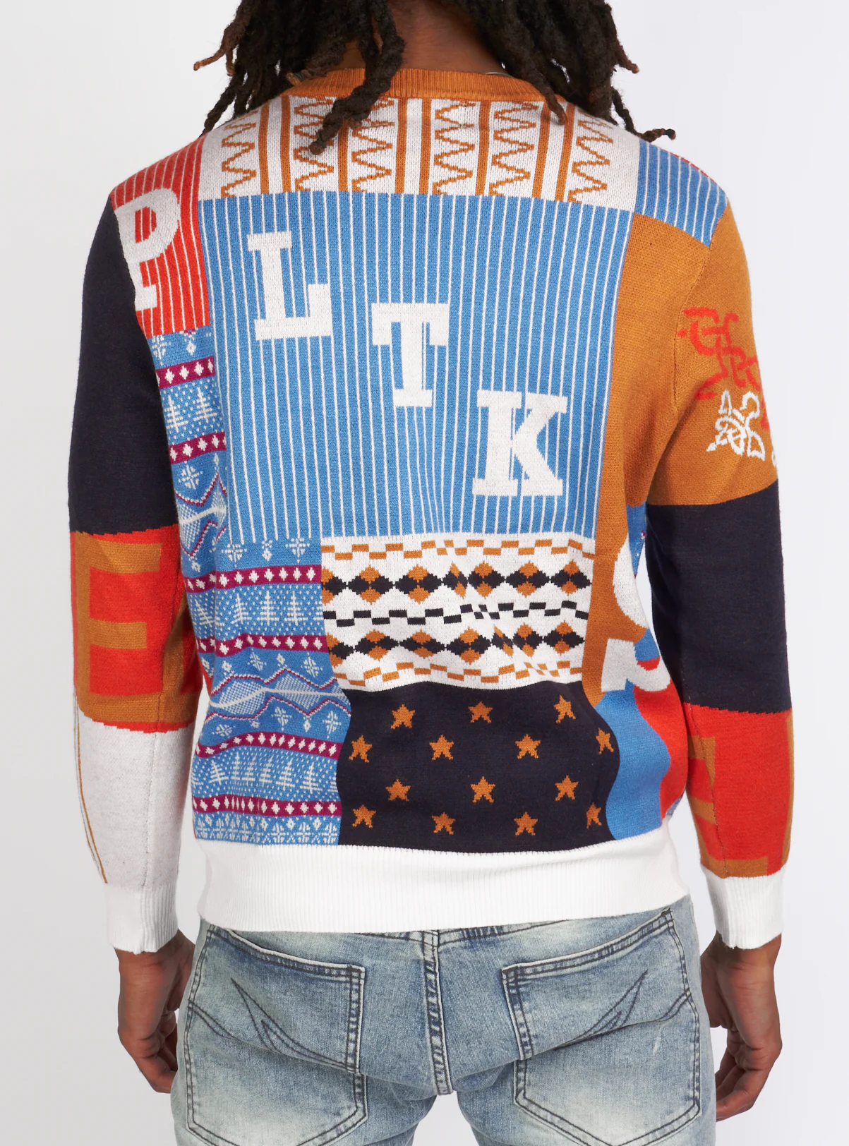 Politics Sweater - Cable Knit - Multi Pattern - PLTK2033 - Image 4