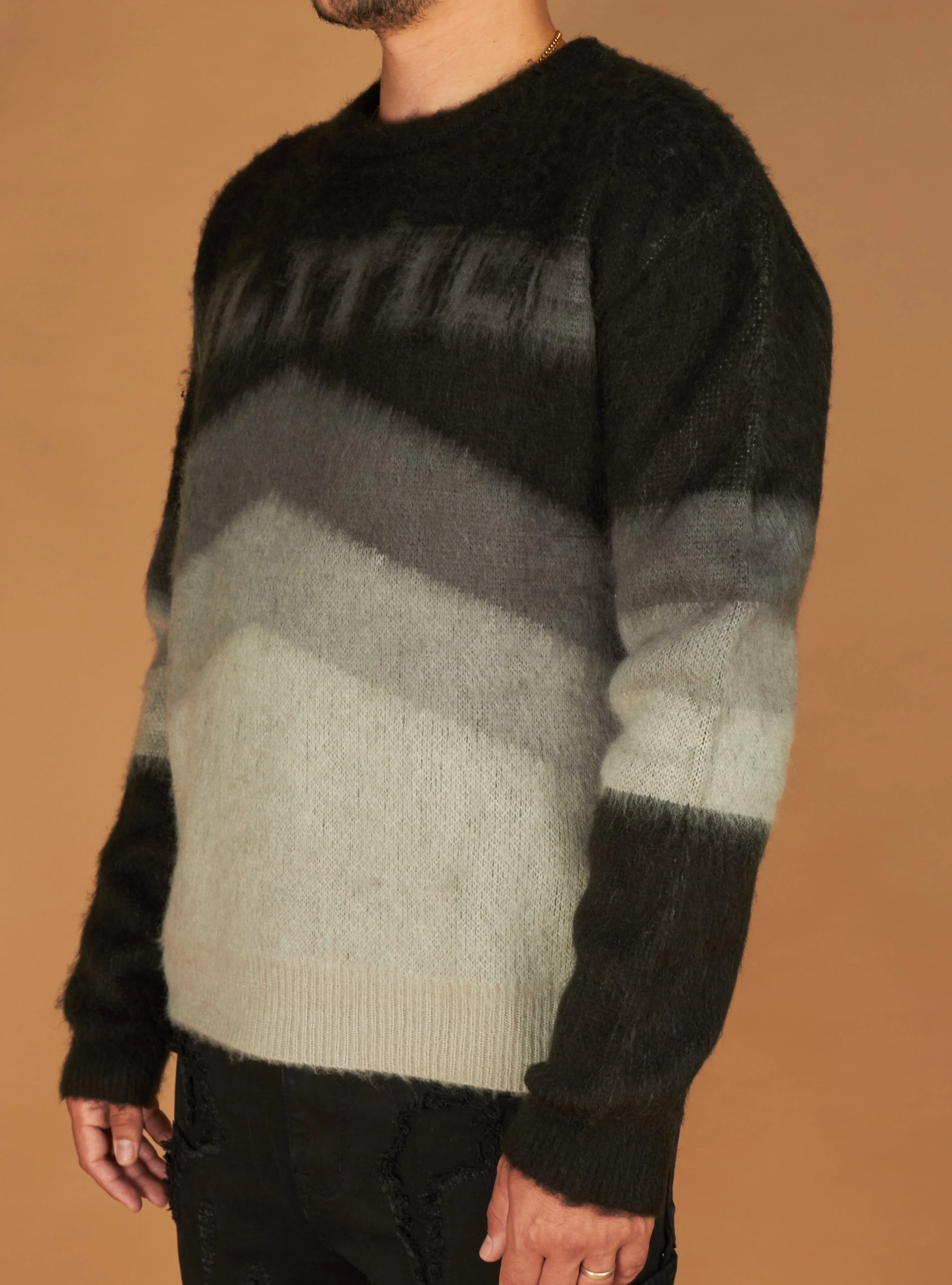 Politics Sweater - Babe - Black and Grey - 169 - Image 5