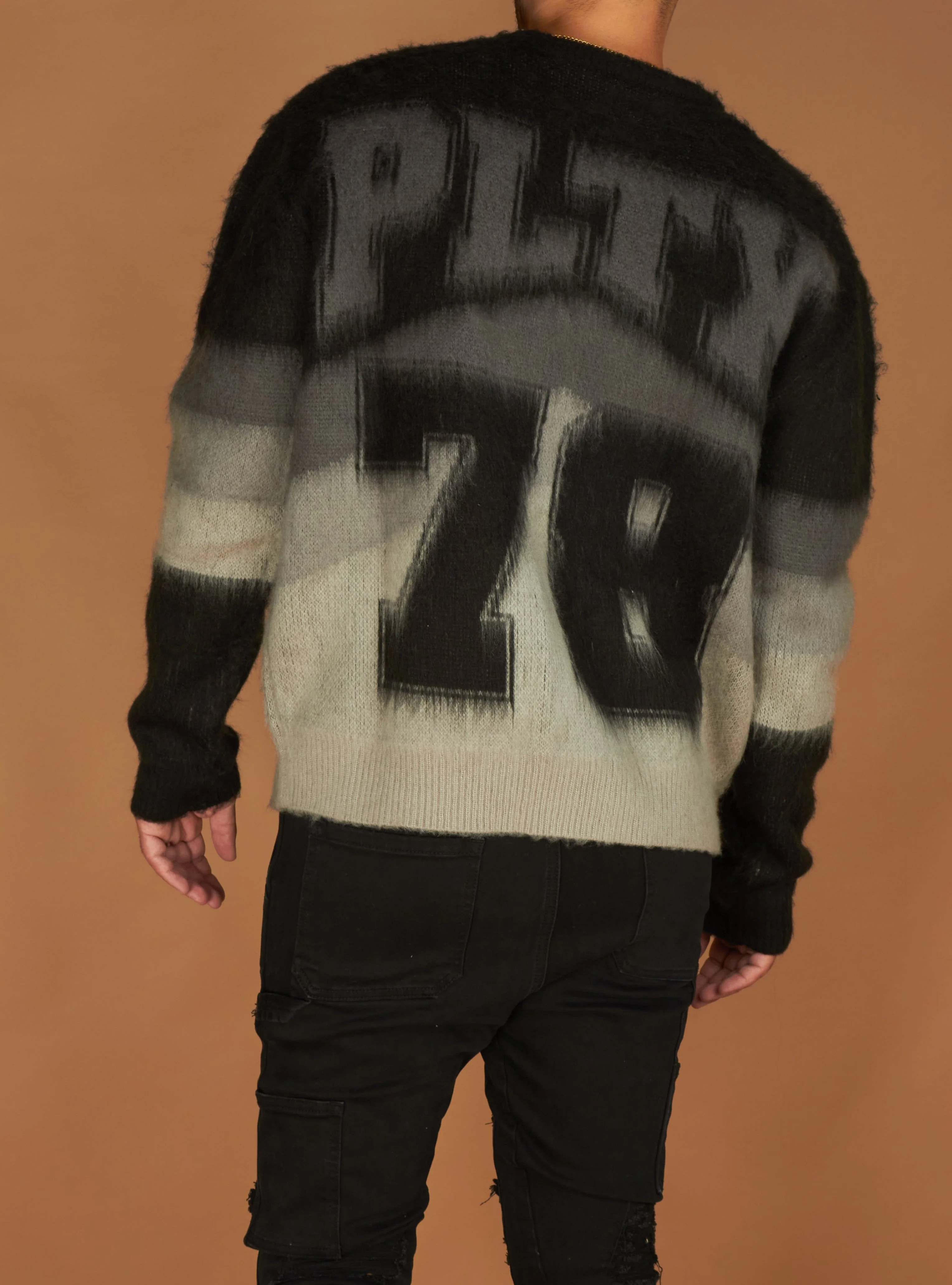 Politics Sweater - Babe - Black and Grey - 169 - Image 6