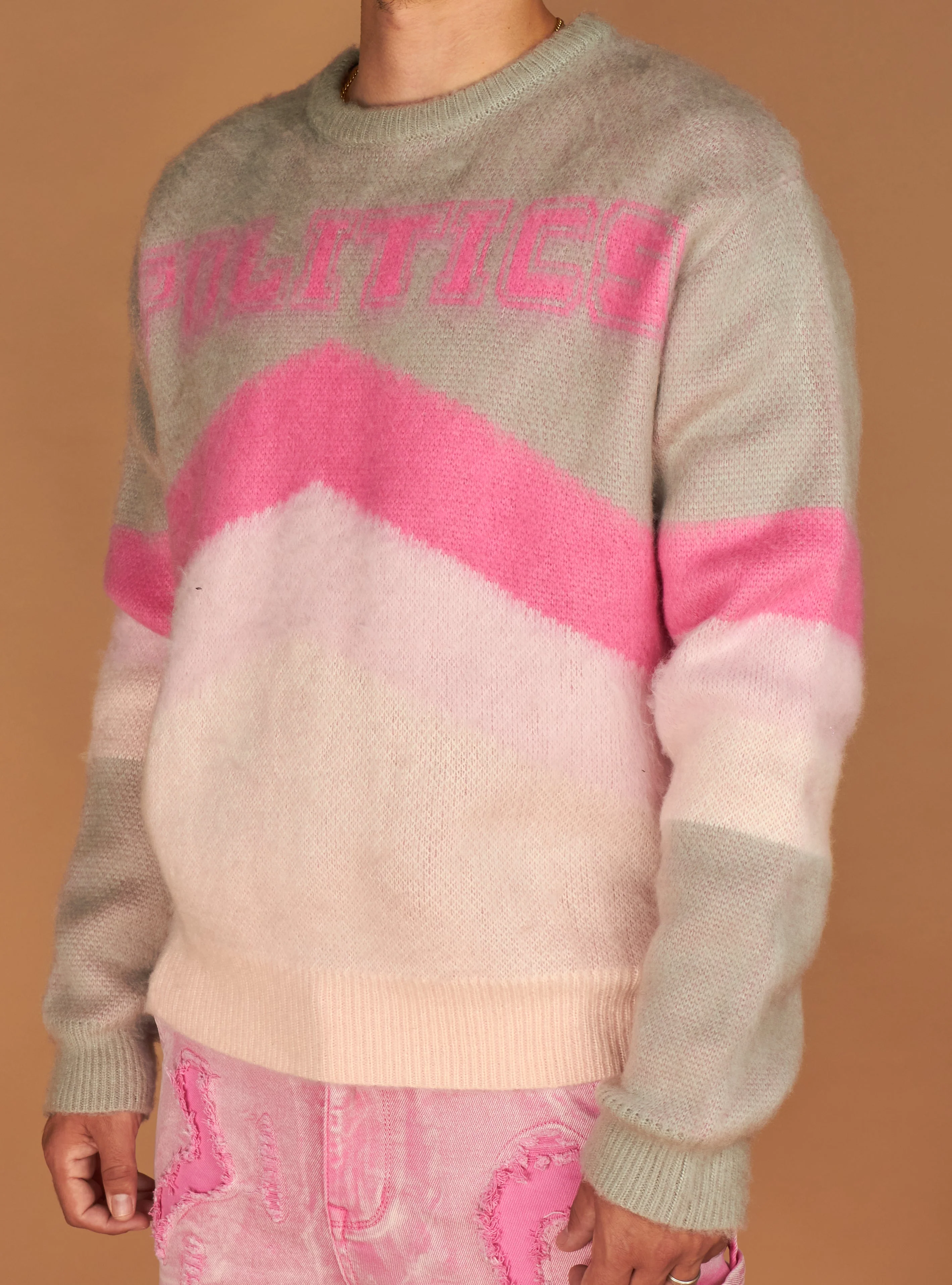 Politics Babe Sweater — Pink - Image 4