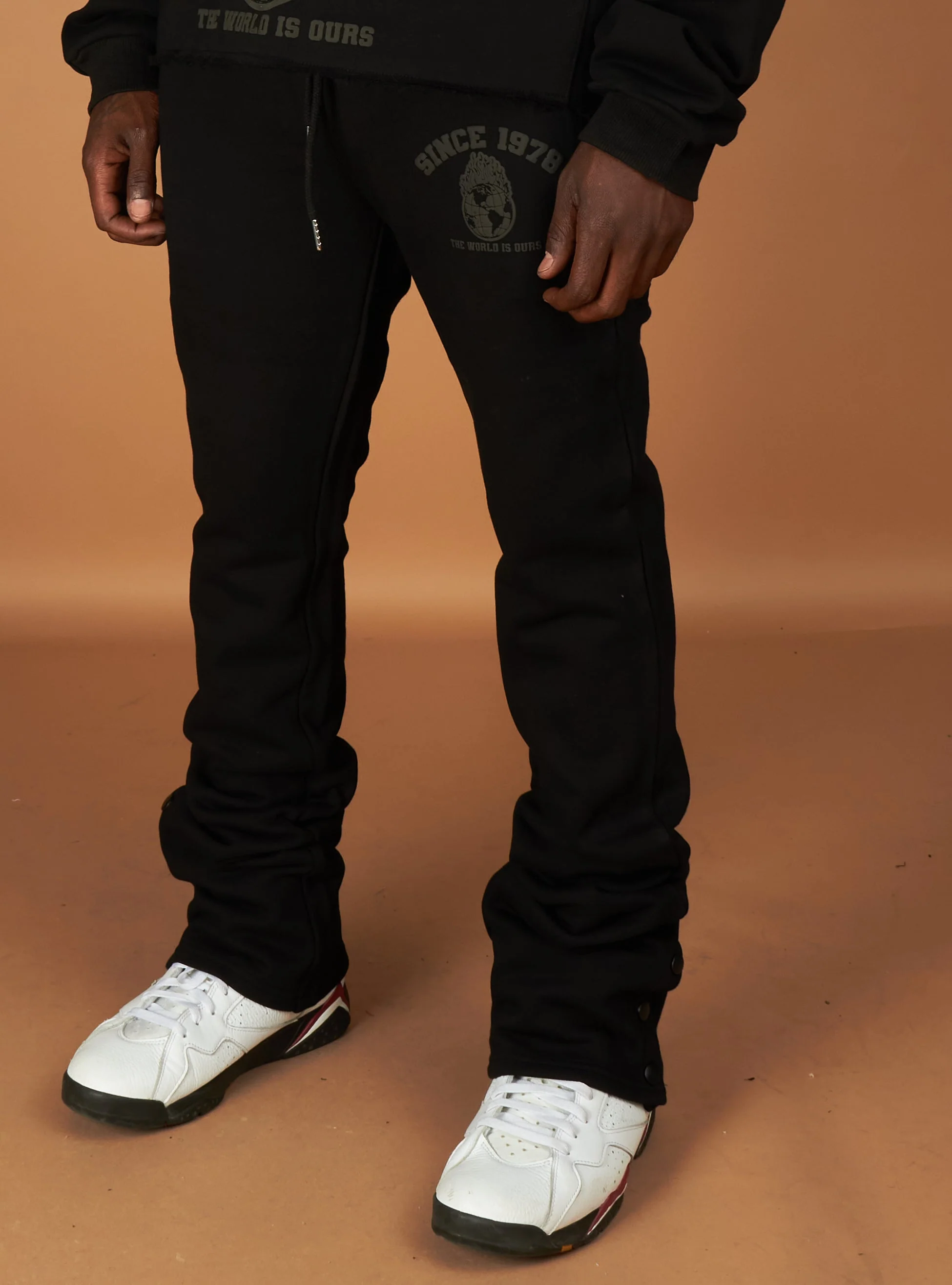 Politics Young Sweatpants — Black - Image 2