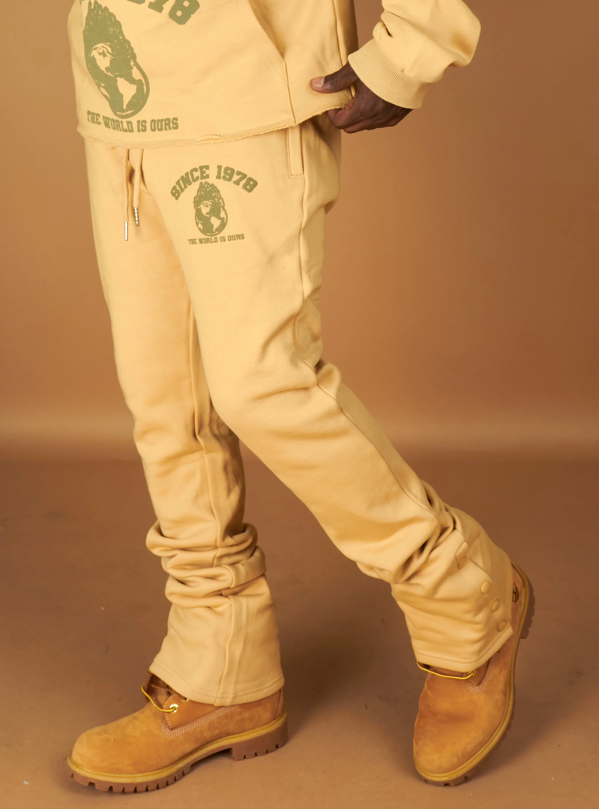 Politics Sweatpants - Young - Tan - 006 - Image 2