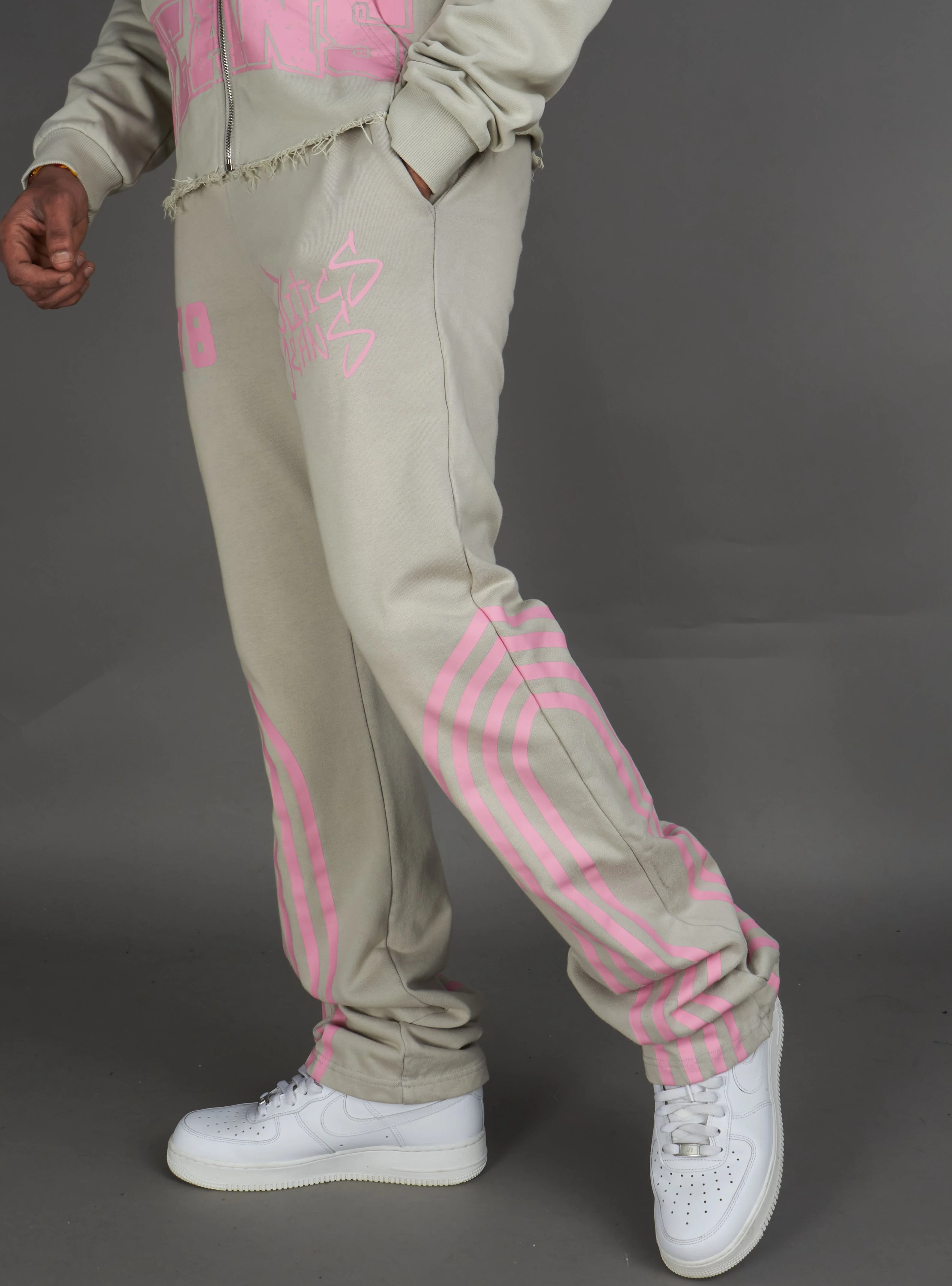 Politics Sweatpants - Ban - Grey - 023 - Image 10