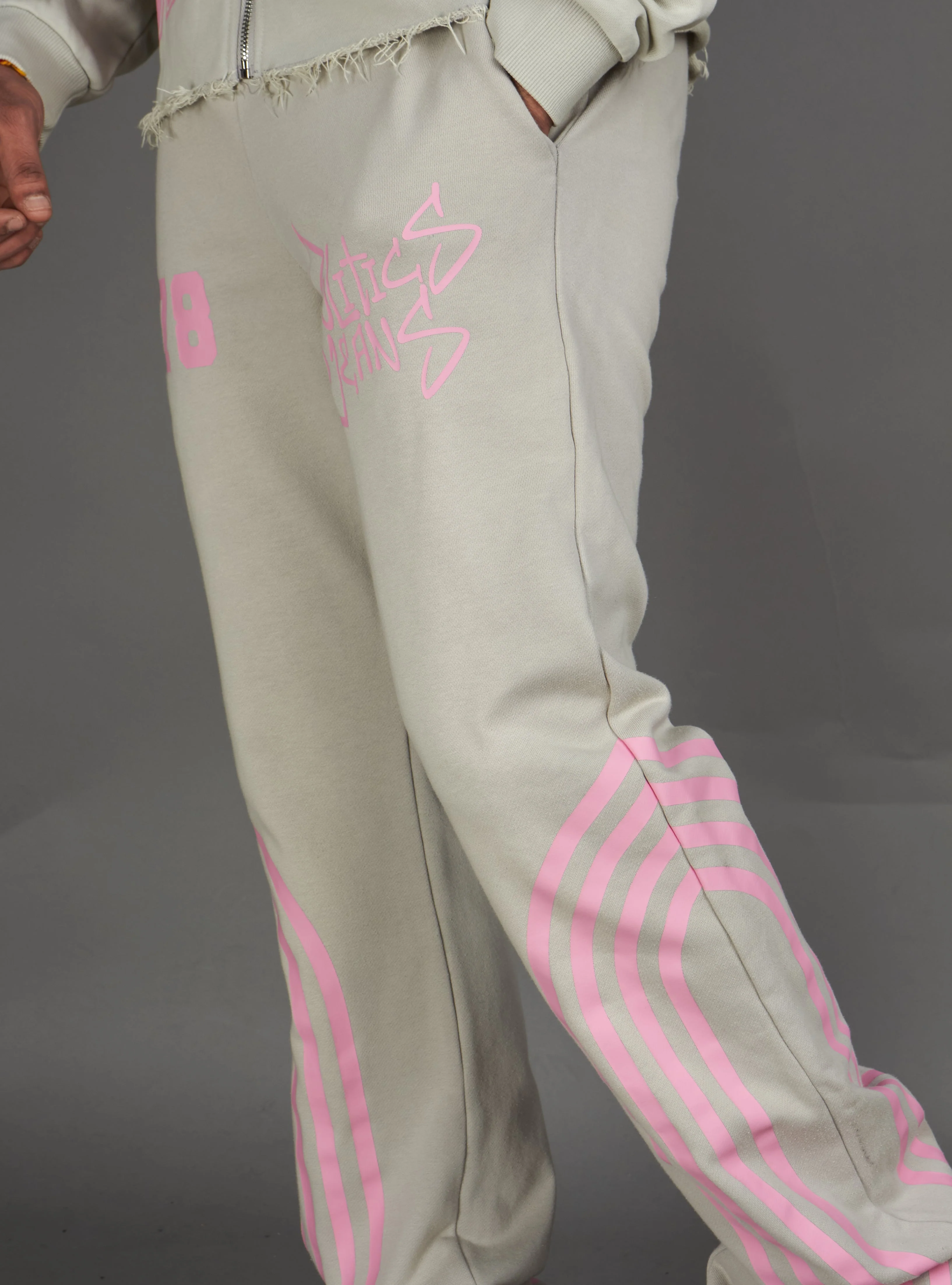 Politics Sweatpants - Ban - Grey - 023 - Image 11