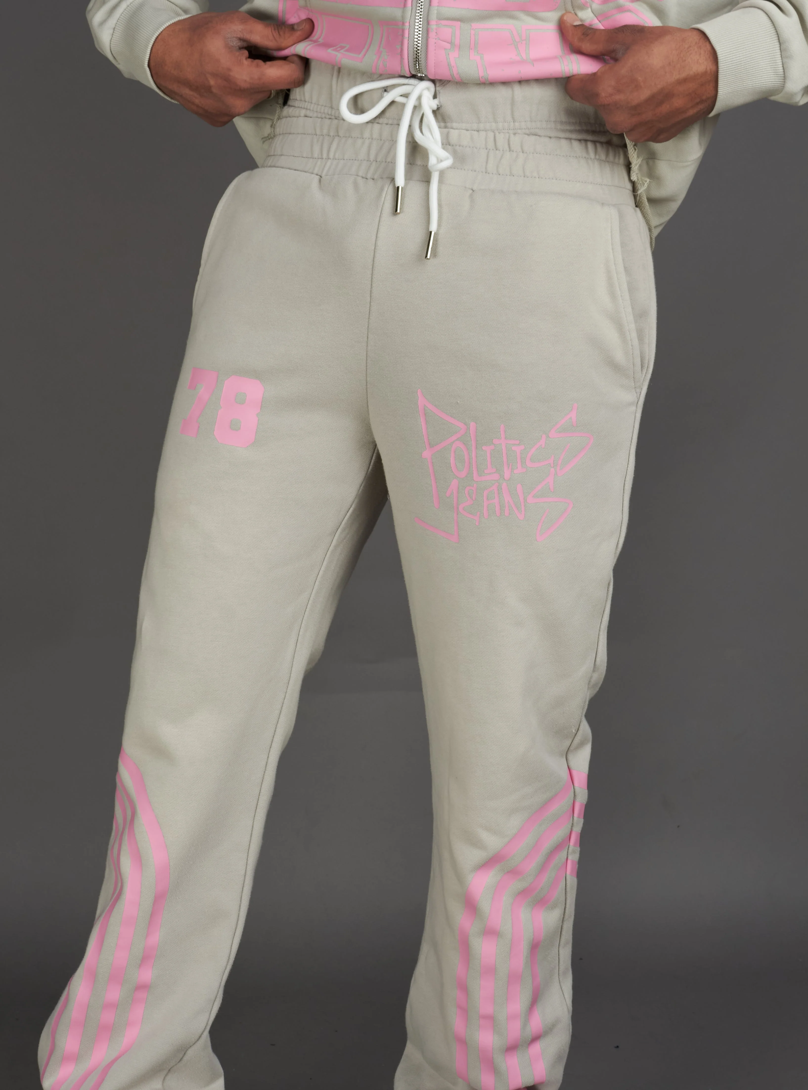 Politics Sweatpants - Ban - Grey - 023 - Image 17