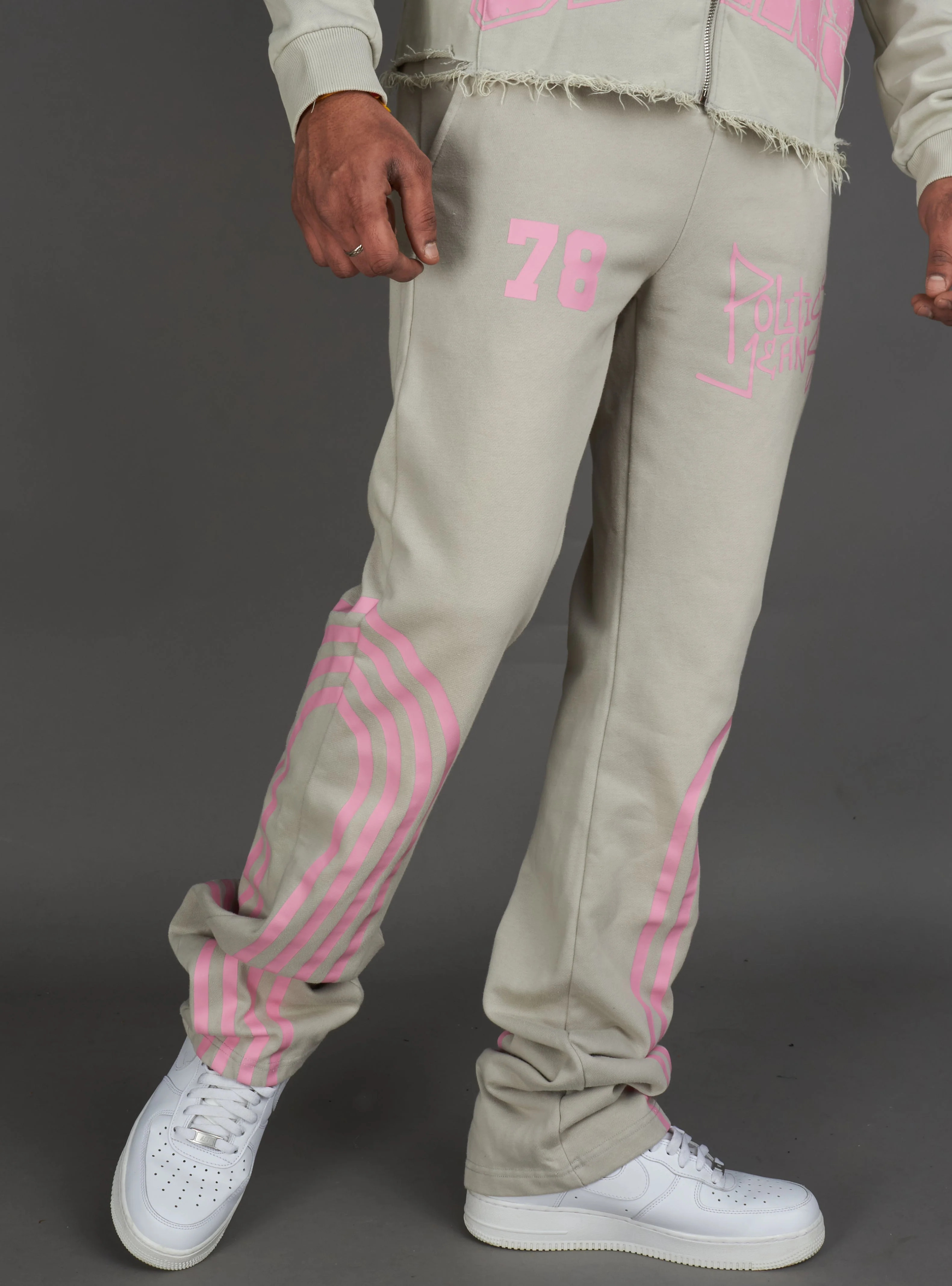 Politics Sweatpants - Ban - Grey - 023 - Image 7