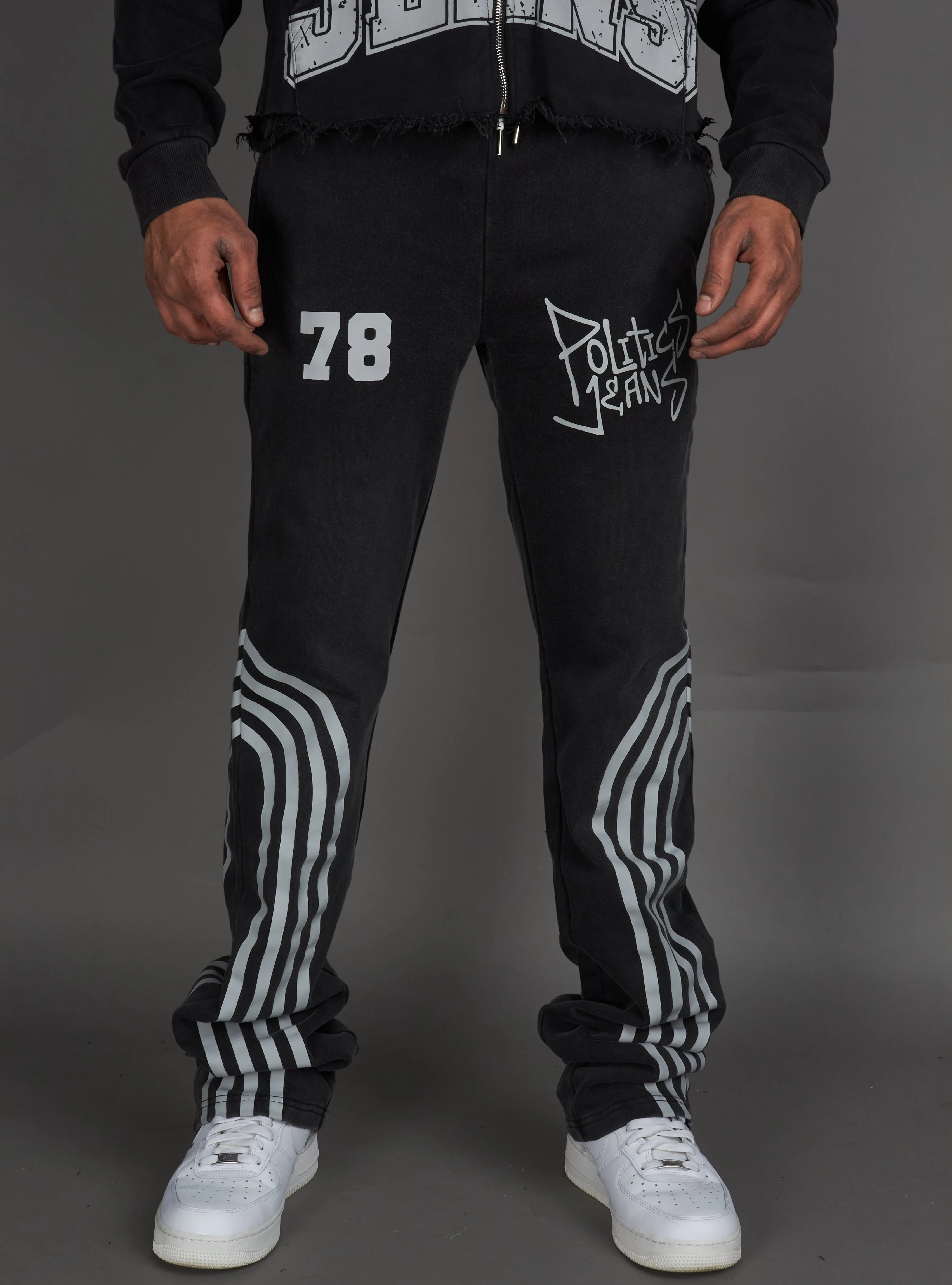 Politics Sweatpants - Ban - Black Wash - 109