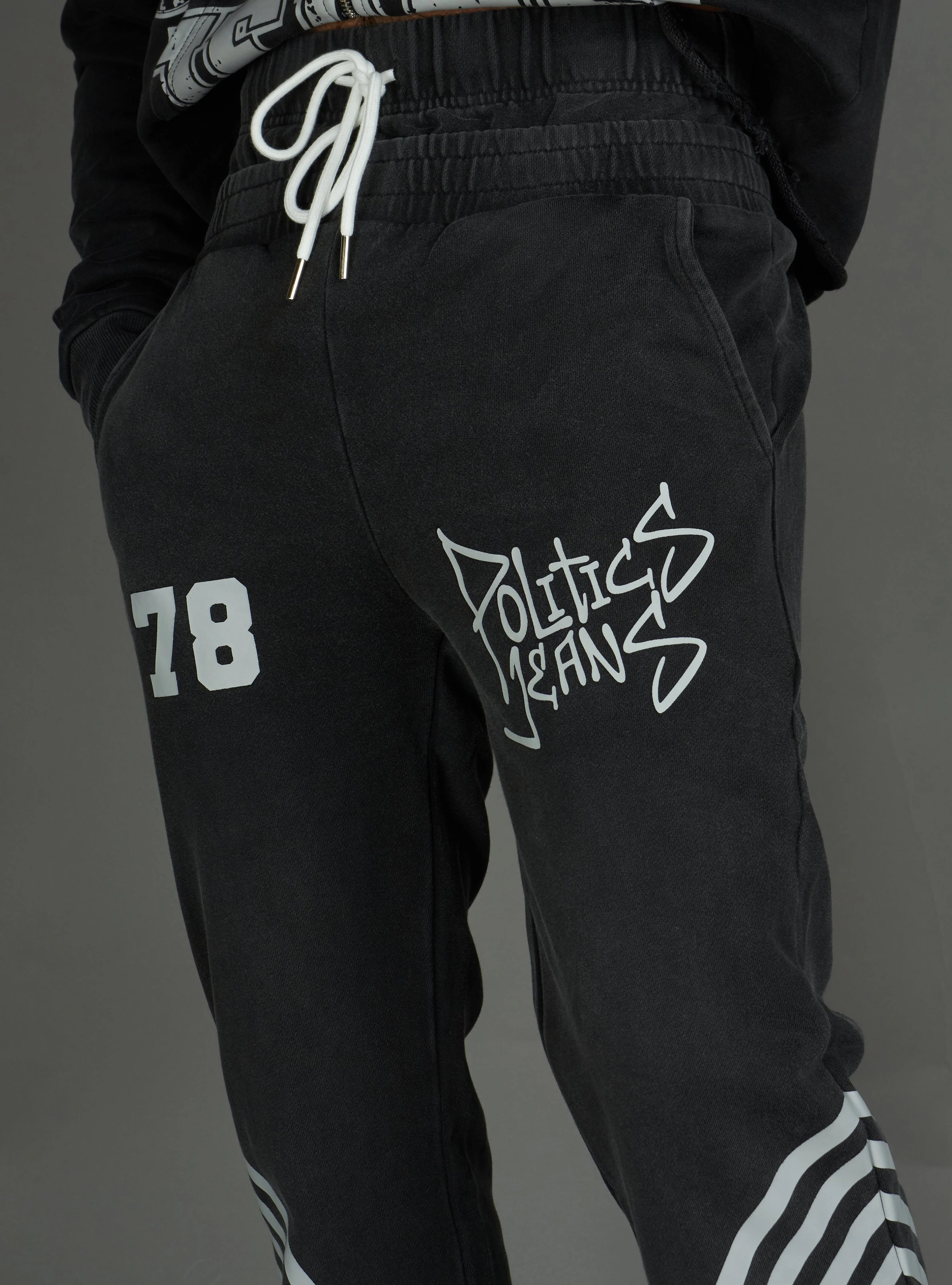 Politics Sweatpants - Ban - Black Wash - 109 - Image 10