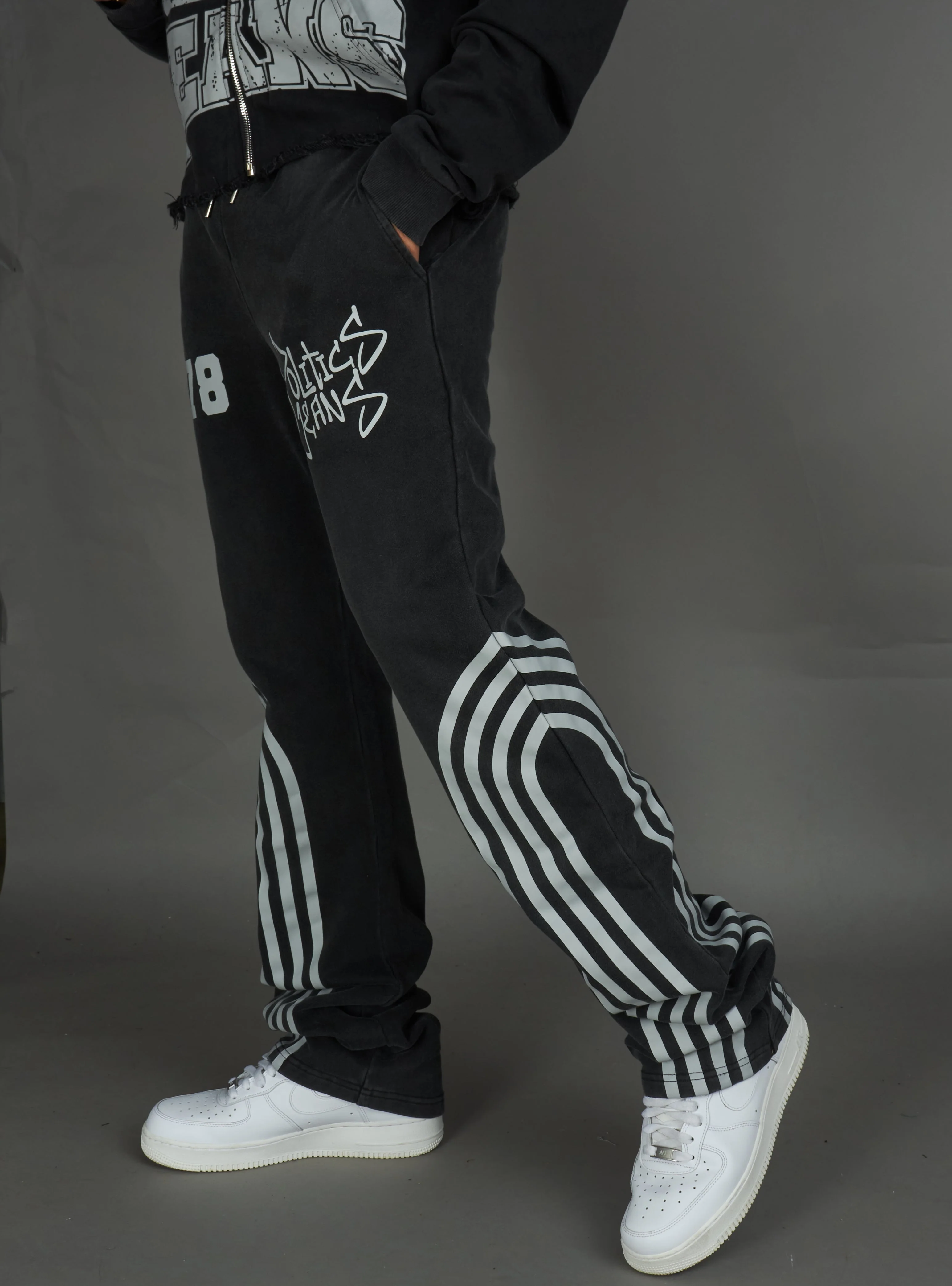 Politics Sweatpants - Ban - Black Wash - 109 - Image 11