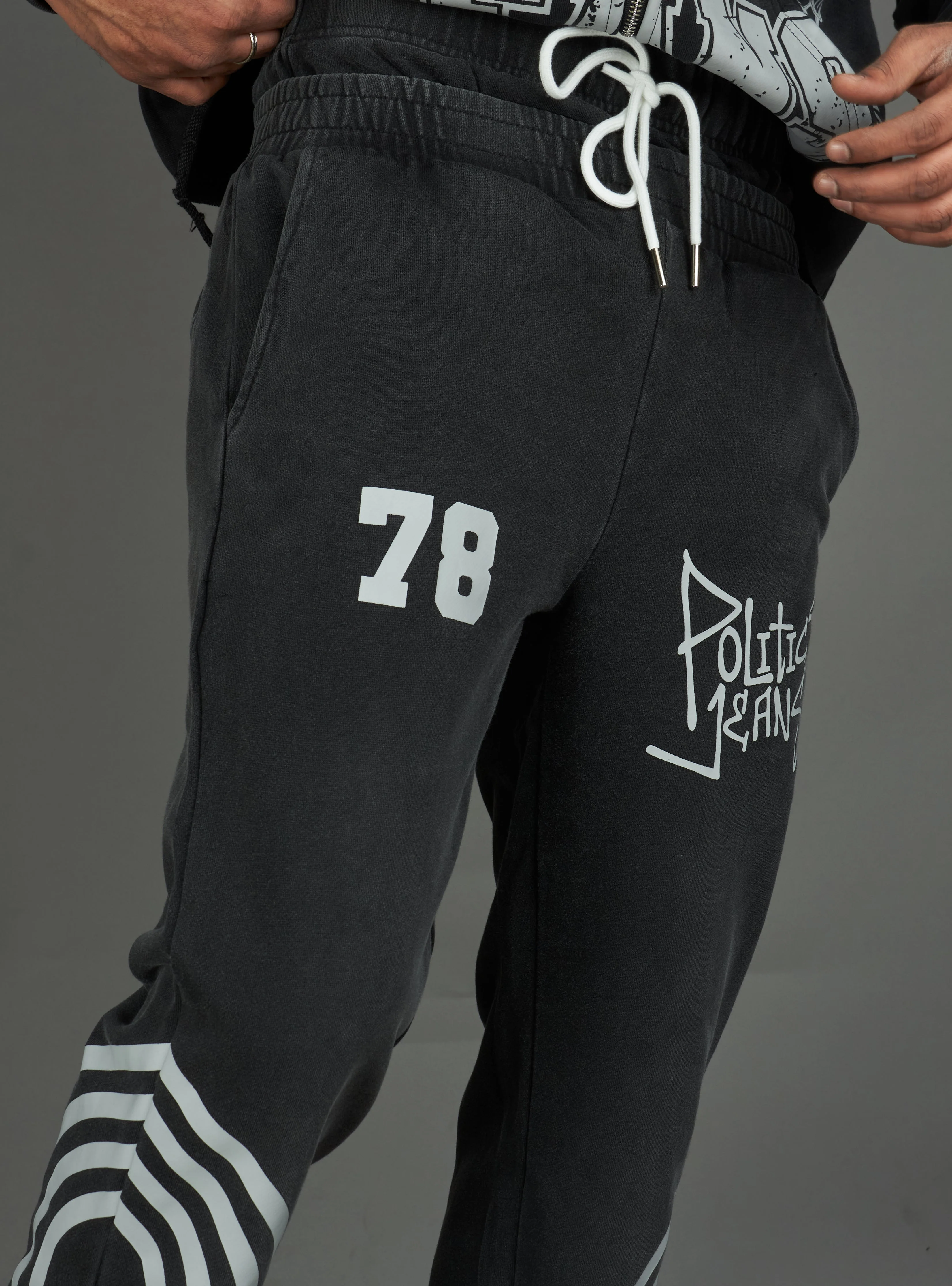 Politics Sweatpants - Ban - Black Wash - 109 - Image 14