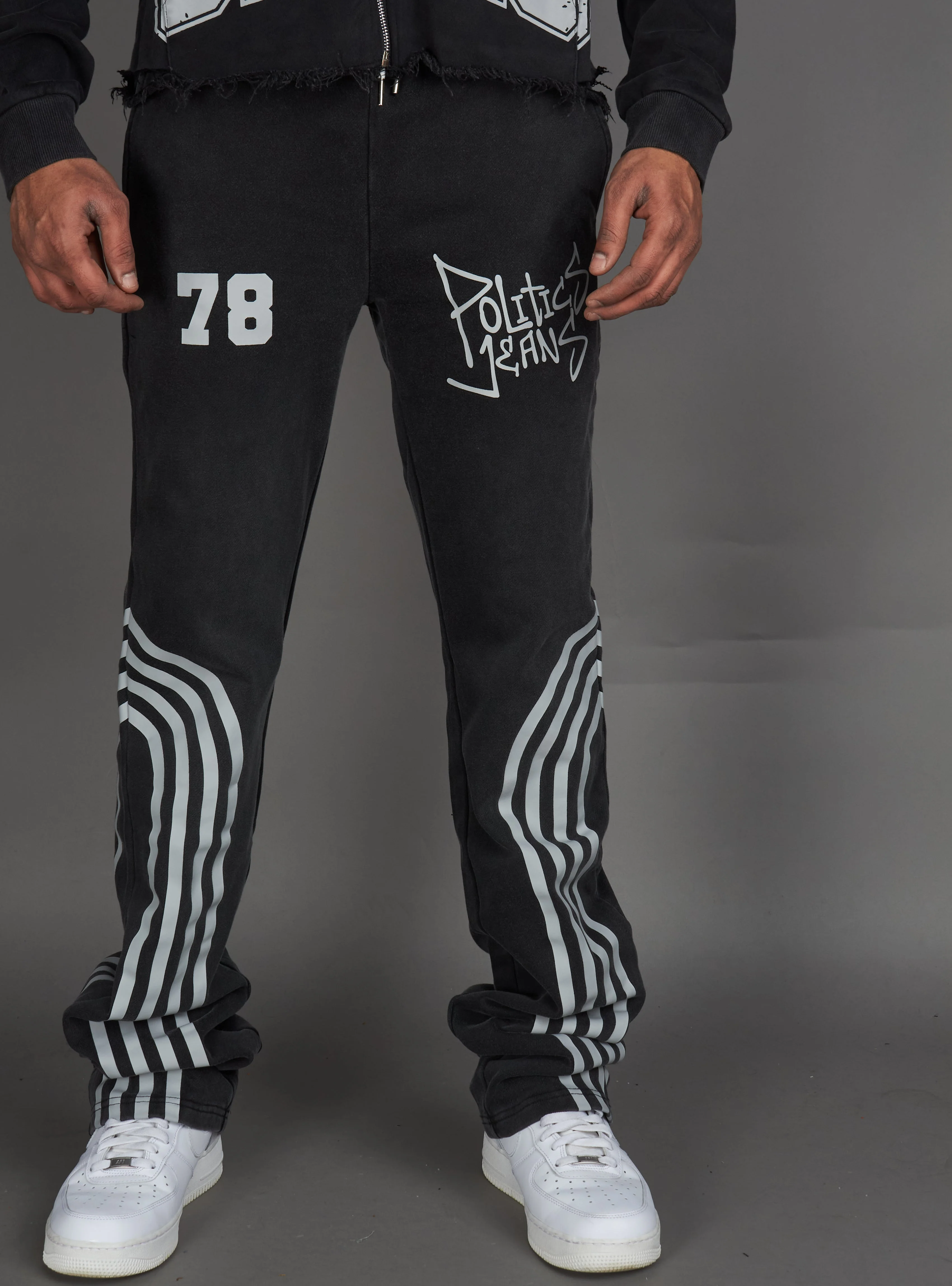 Politics Sweatpants - Ban - Black Wash - 109 - Image 3