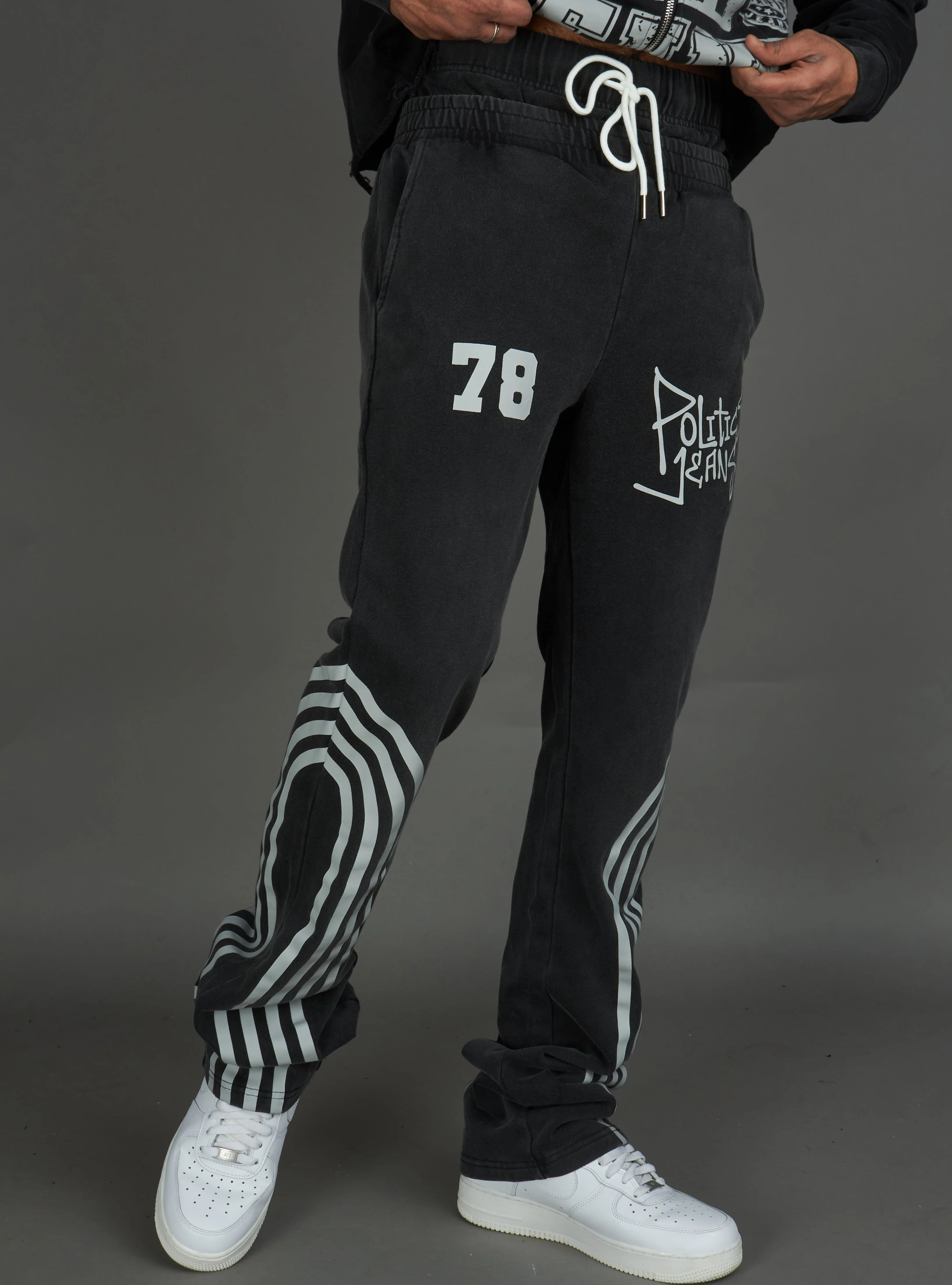 Politics Sweatpants - Ban - Black Wash - 109 - Image 4