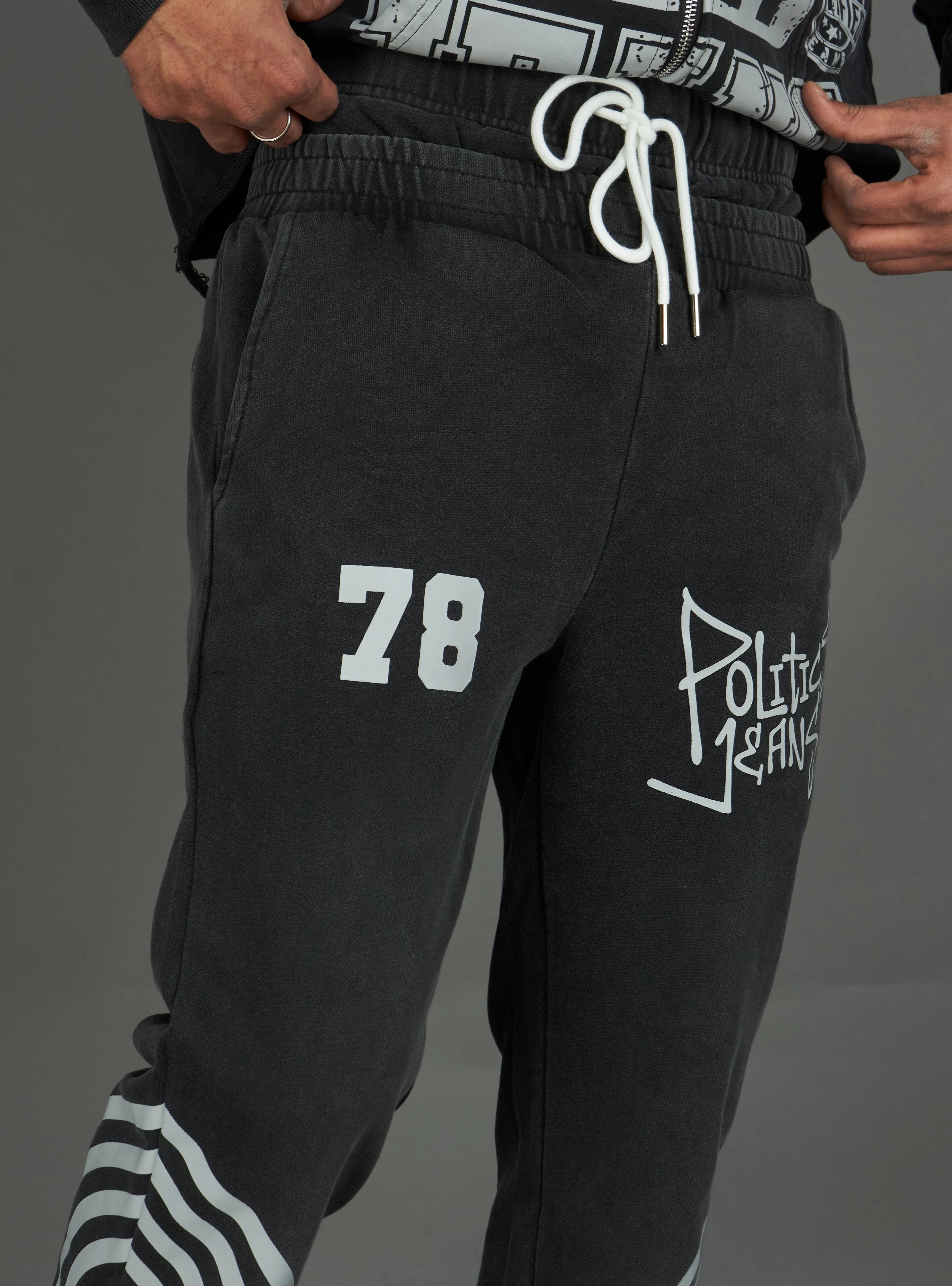 Politics Sweatpants - Ban - Black Wash - 109 - Image 5