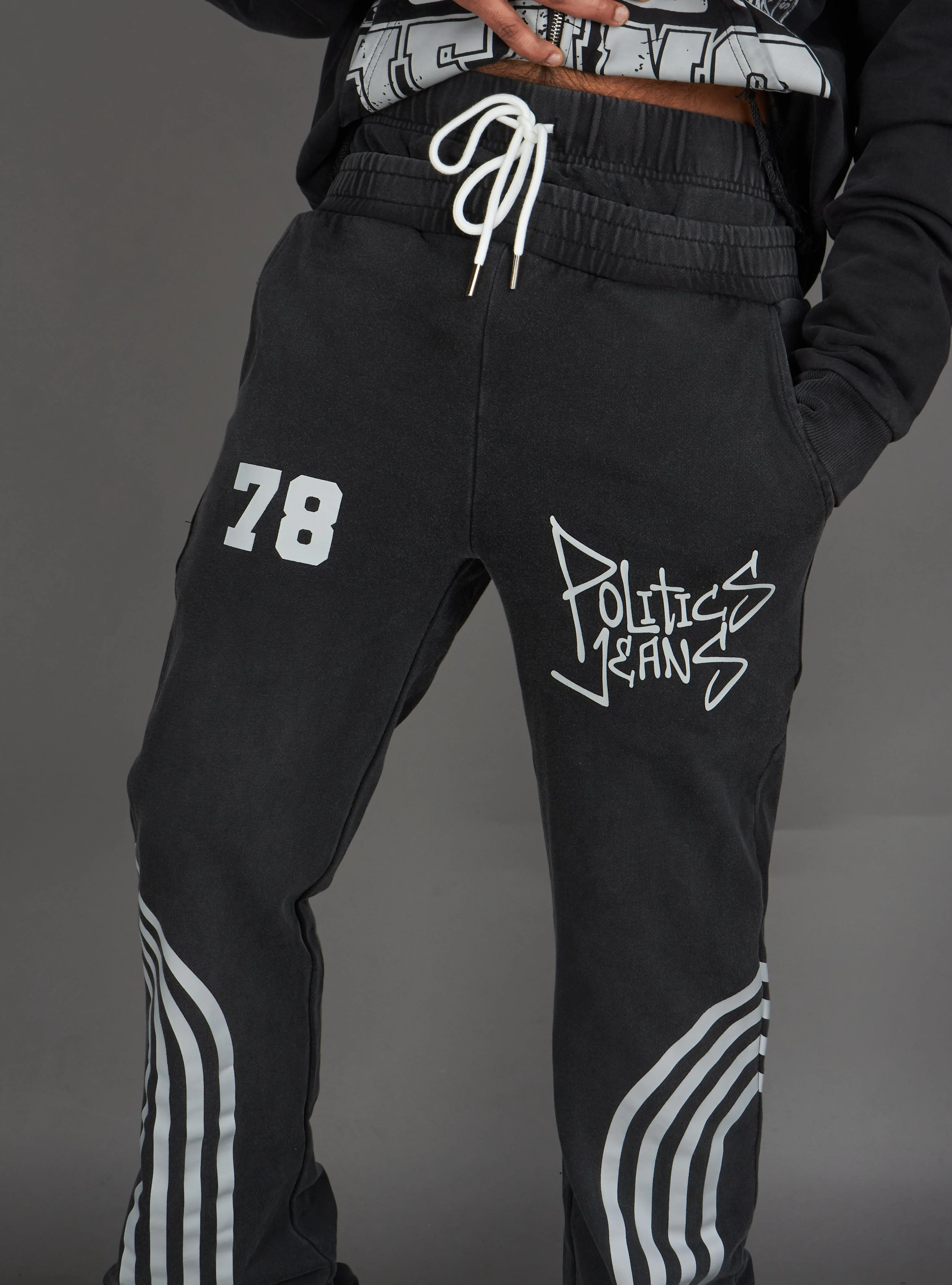 Politics Sweatpants - Ban - Black Wash - 109 - Image 7