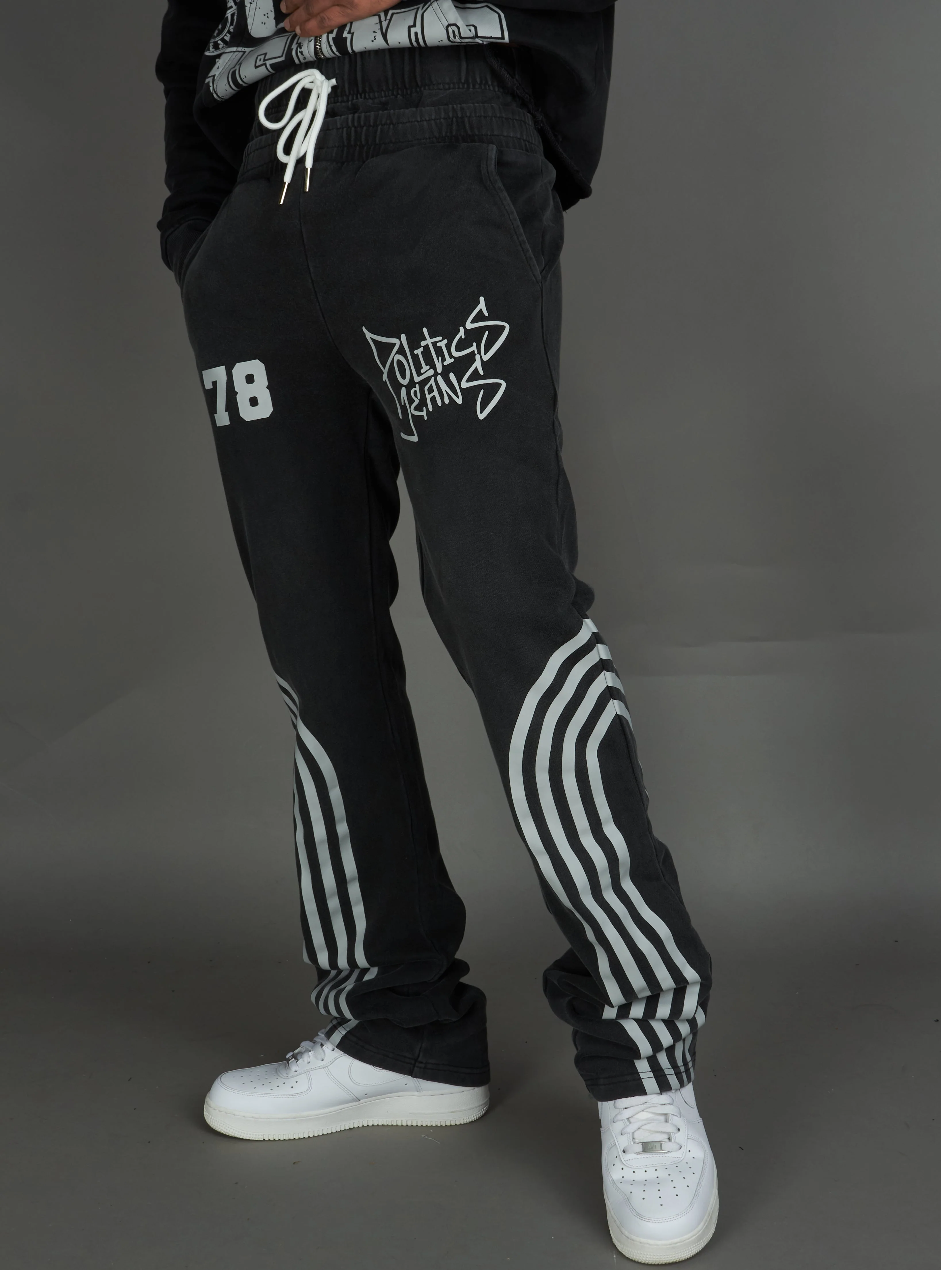 Politics Sweatpants - Ban - Black Wash - 109 - Image 9