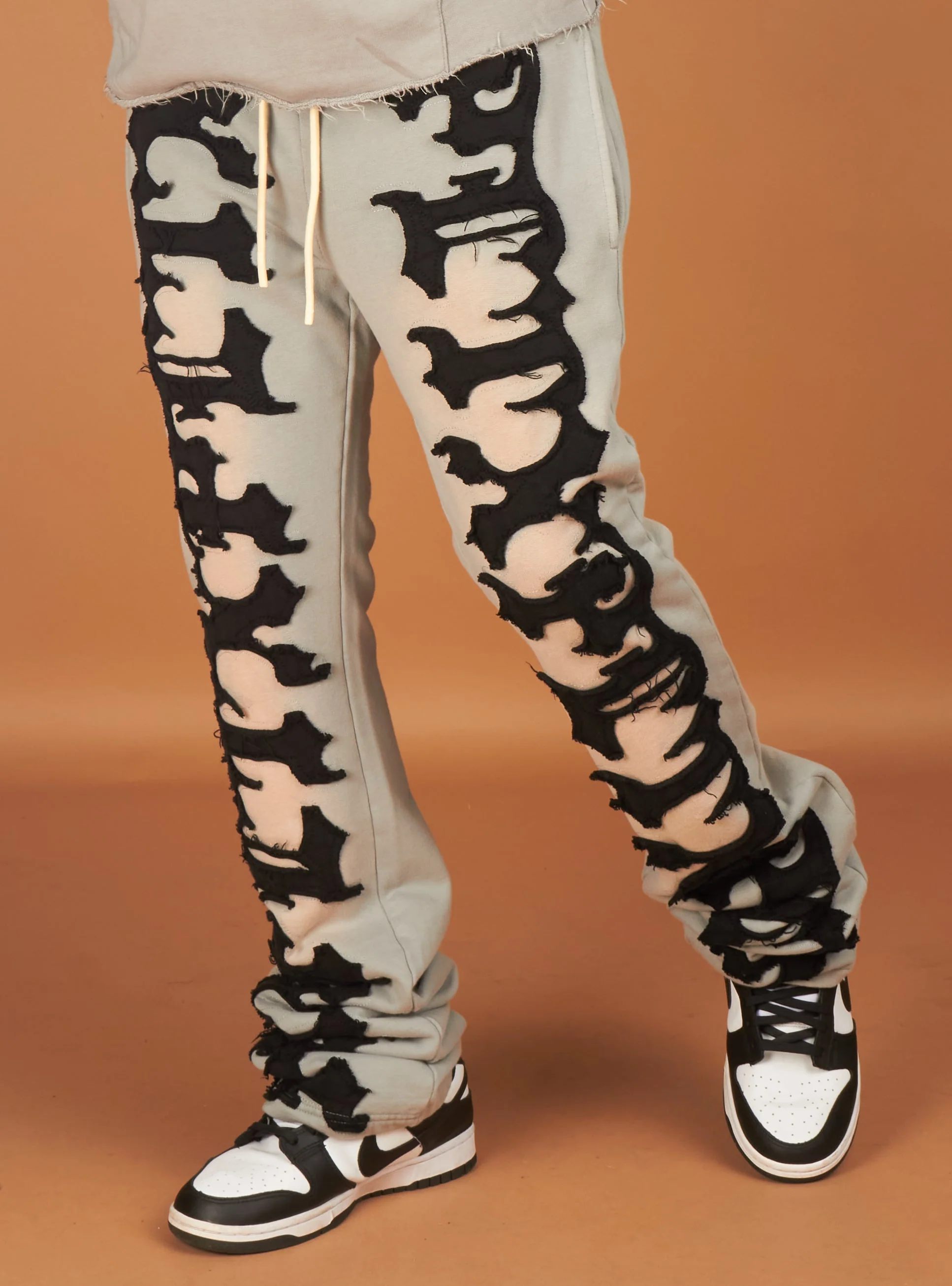 Politics Sweatpants - Hale - Grey and Black - 402 - Image 2