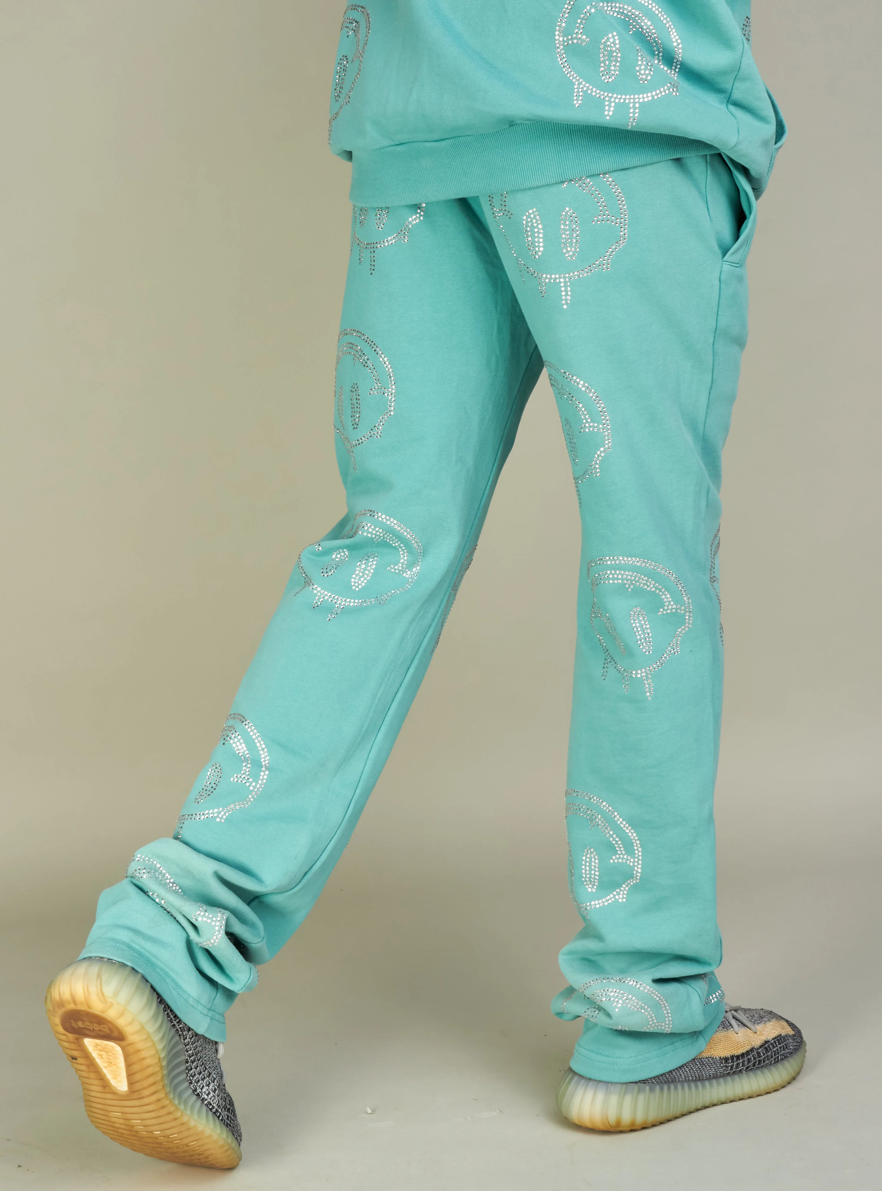 Politics Hayes Sweatpants — Light Blue - Image 4
