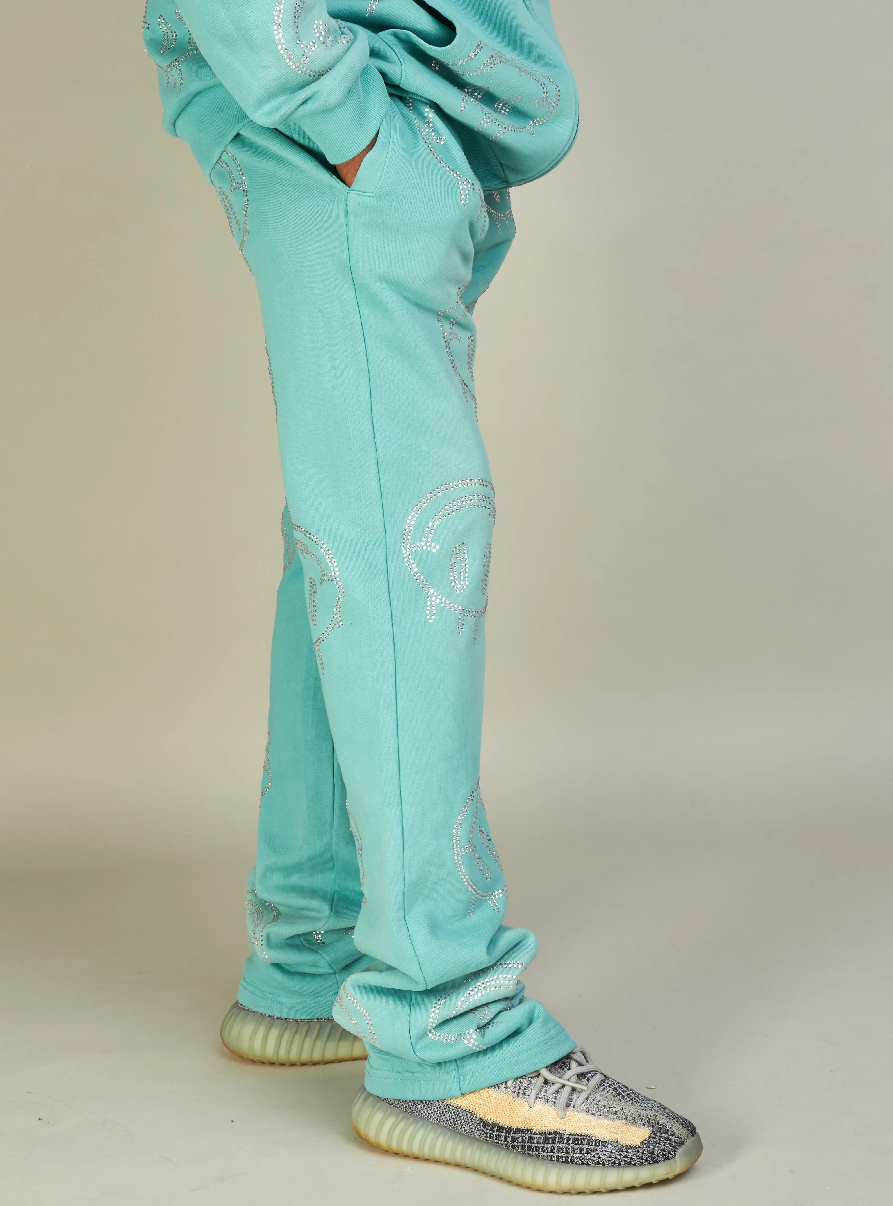 Politics Hayes Sweatpants — Light Blue - Image 7