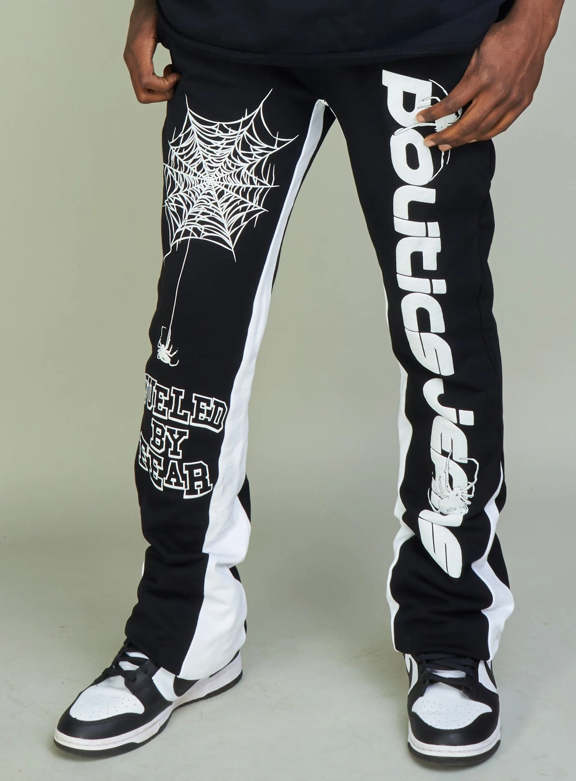 Politics Sweatpants - Isaacs - Black And White - 701 - Image 3