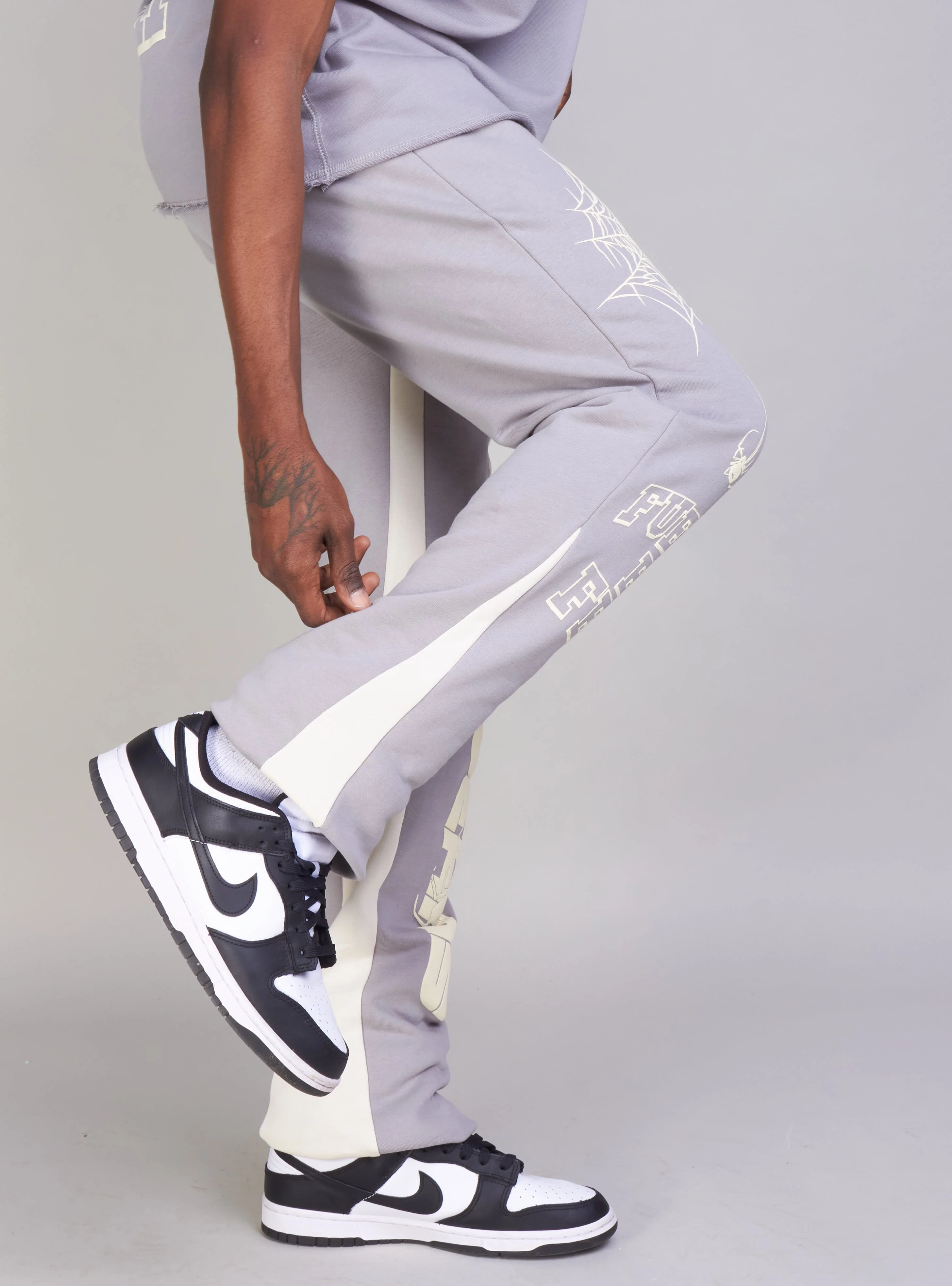 Politics Sweatpants - Isaacs - Grey And Cream - 702 - Image 3