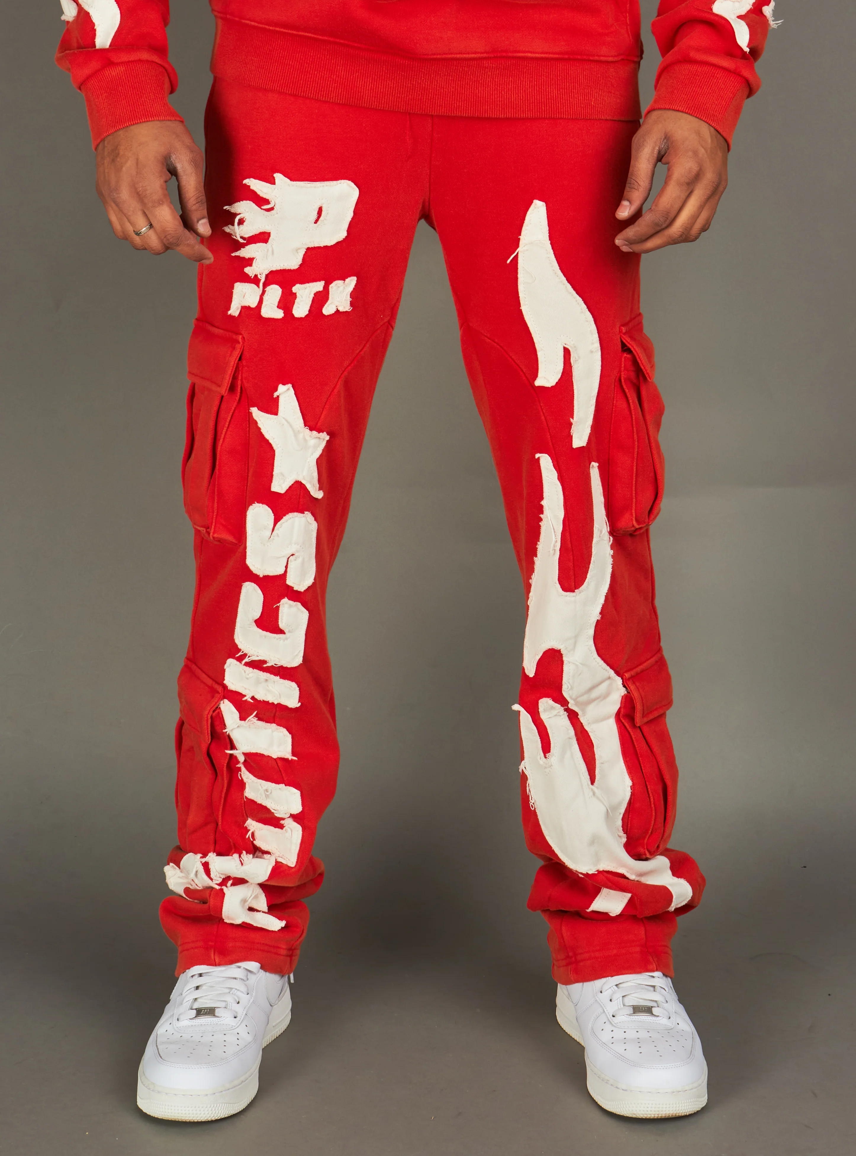 Politics Sweatpants - Oz - Red wash - 610