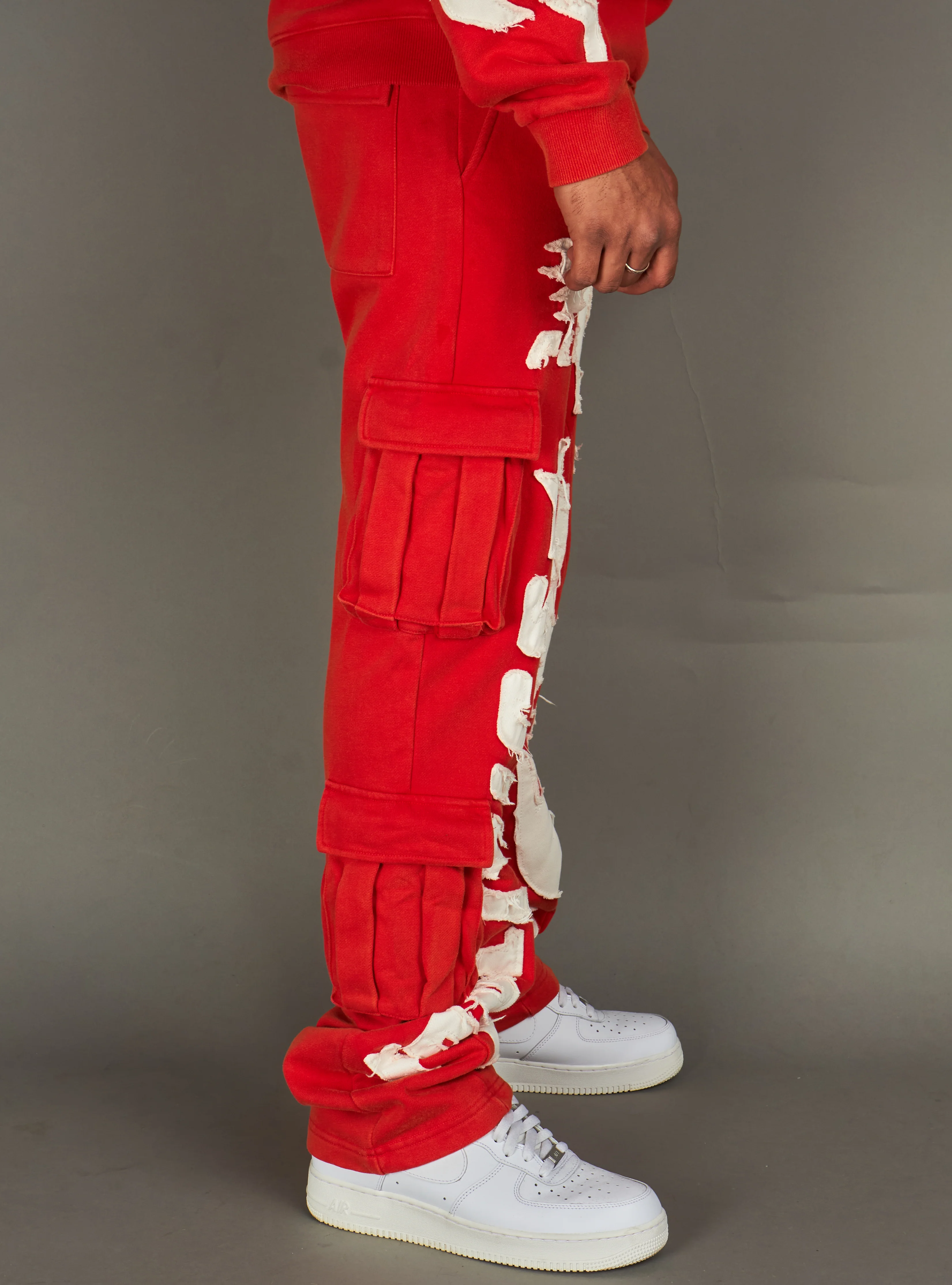 Politics Sweatpants - Oz - Red wash - 610 - Image 3