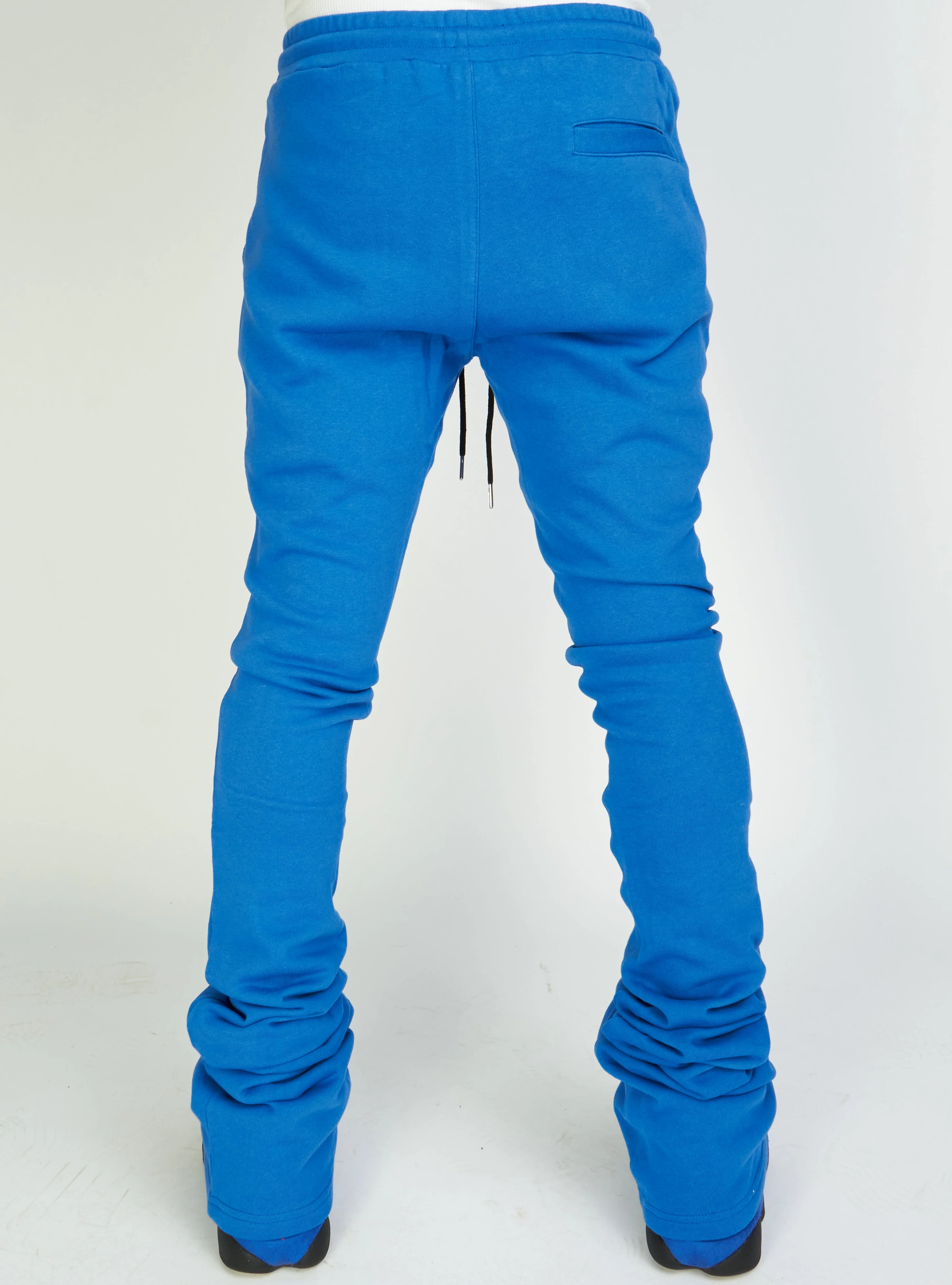 Politics Sweatpants - Super Stacked Sweatpants - Blue - Foster709 - Image 3