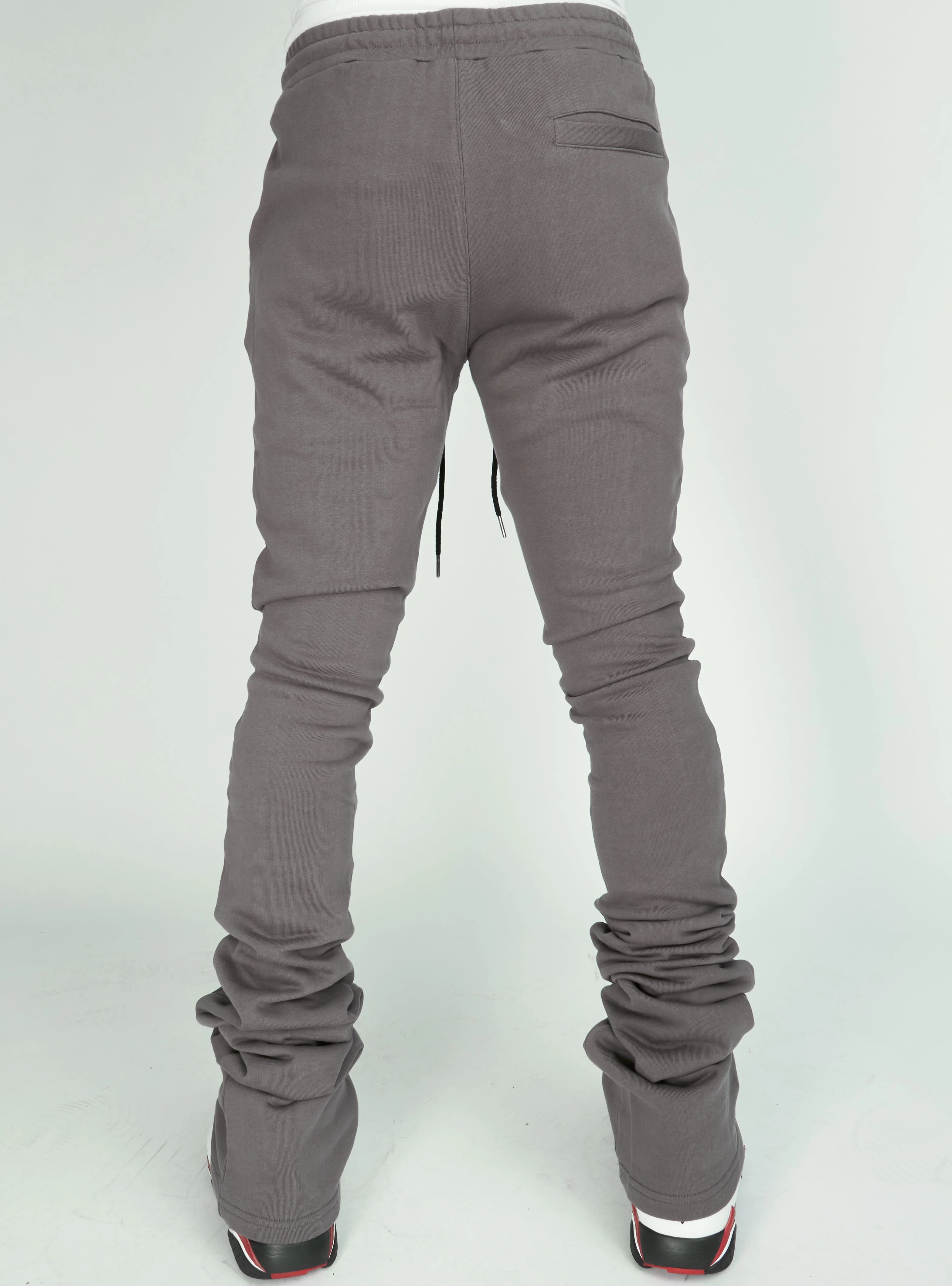 Politics Sweatpants - Super Stacked Sweatpants - Sport Grey - Foster711 - Image 3
