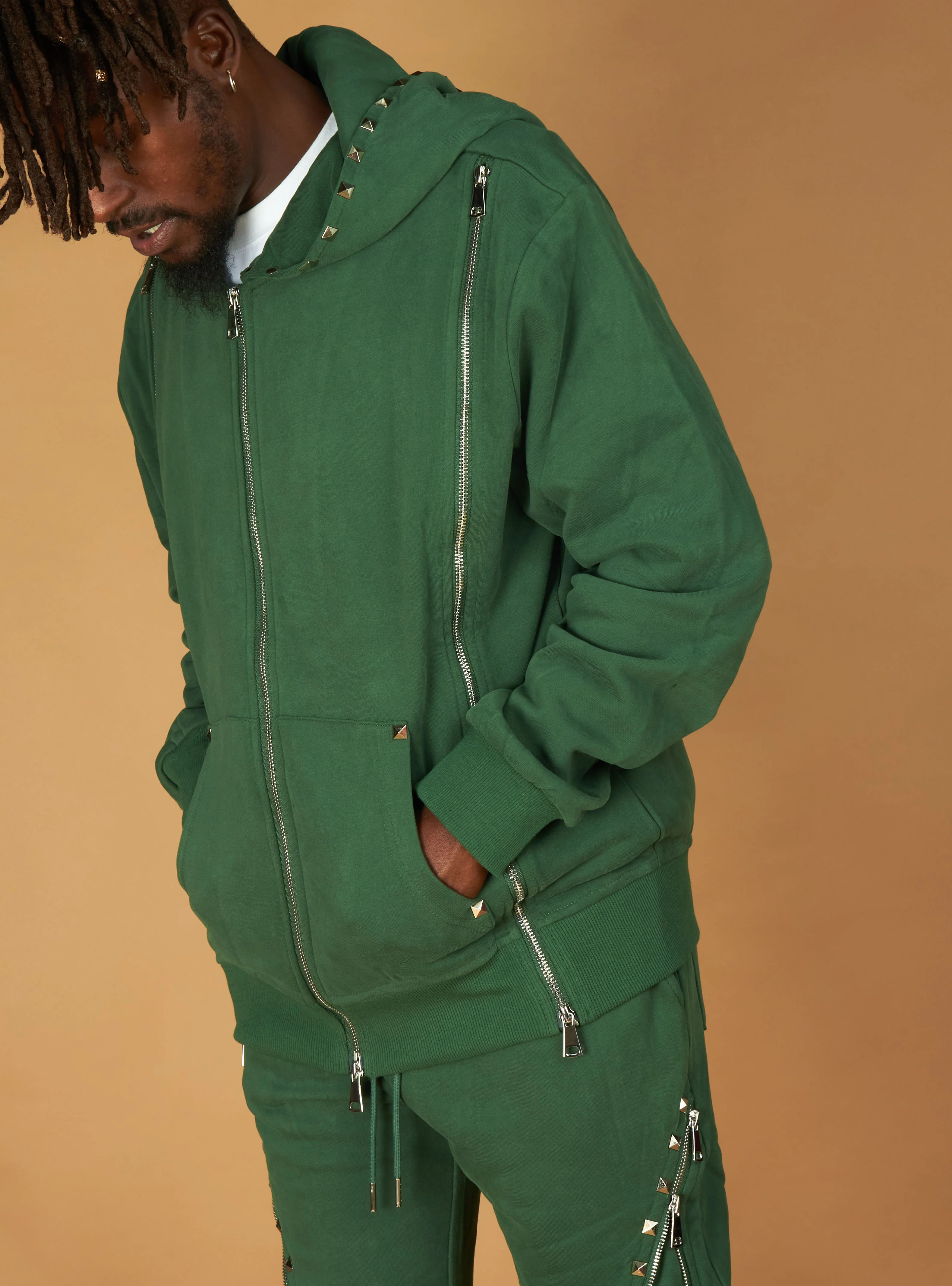 Politics Sweatsuit - Rivet - Olive - 718/728 - Image 6