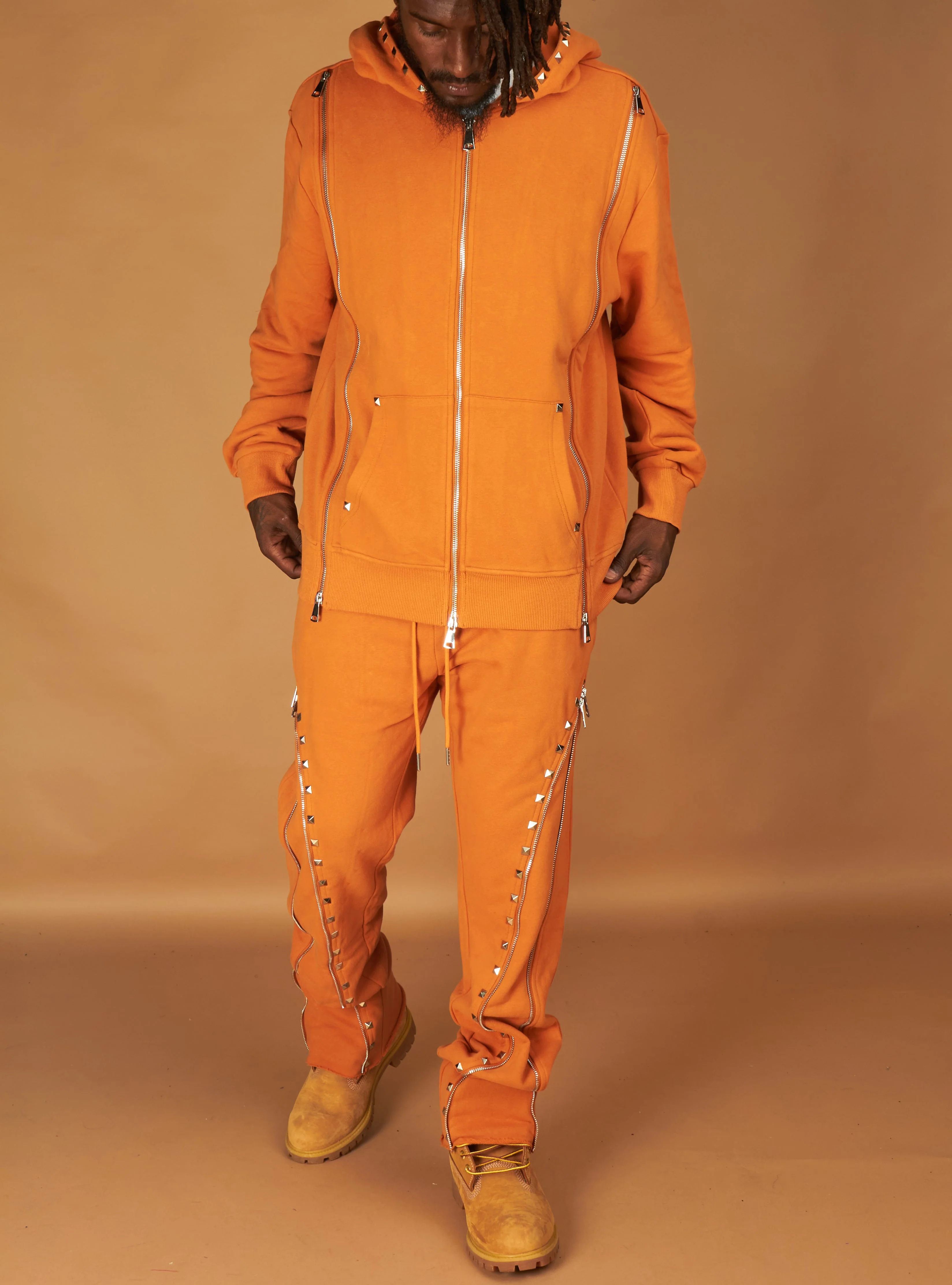 Politics Sweatsuit - Rivet - Orange - 716/726