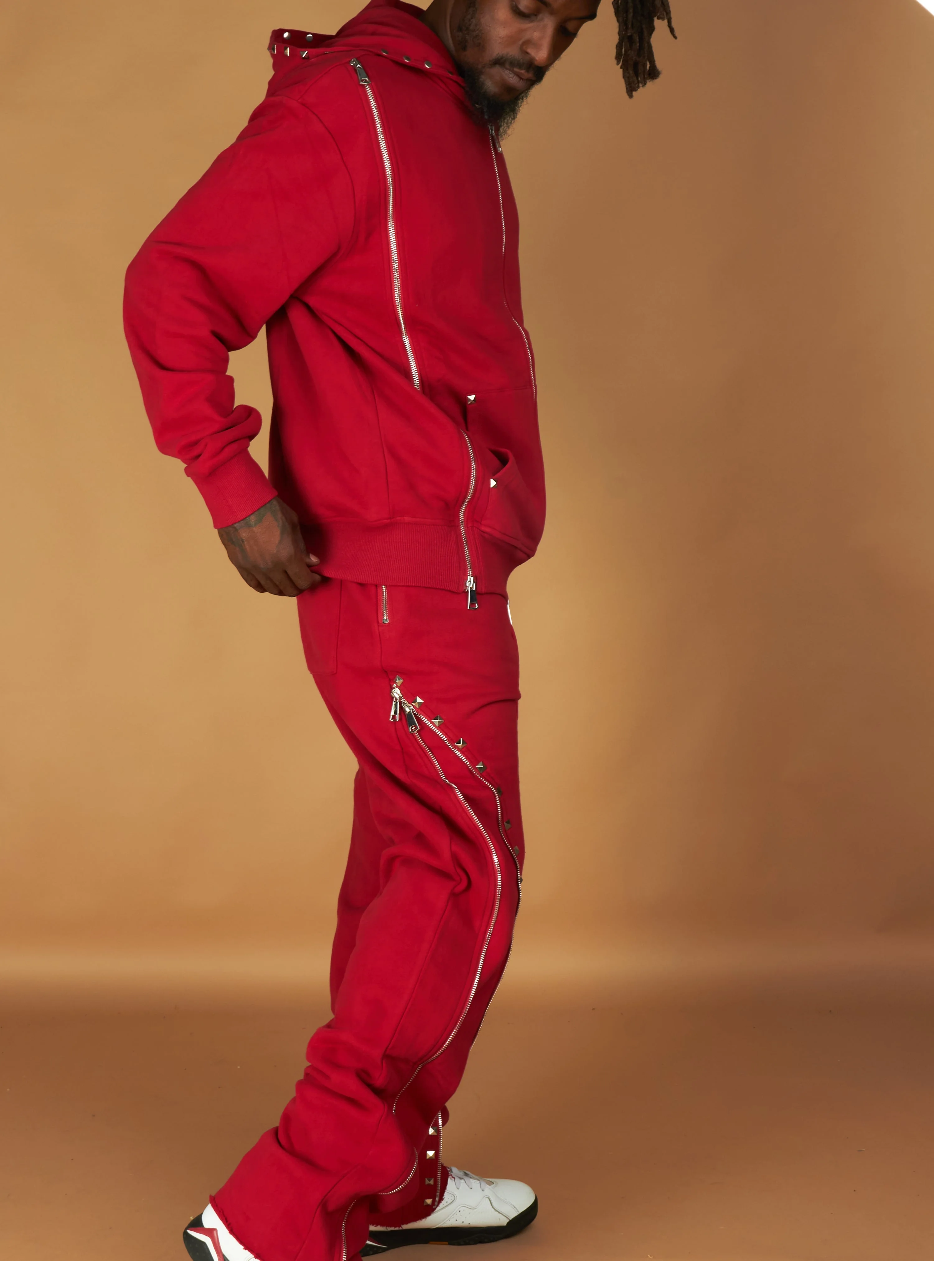Politics Sweatsuit - Rivet - Red - 717/718 - Image 2