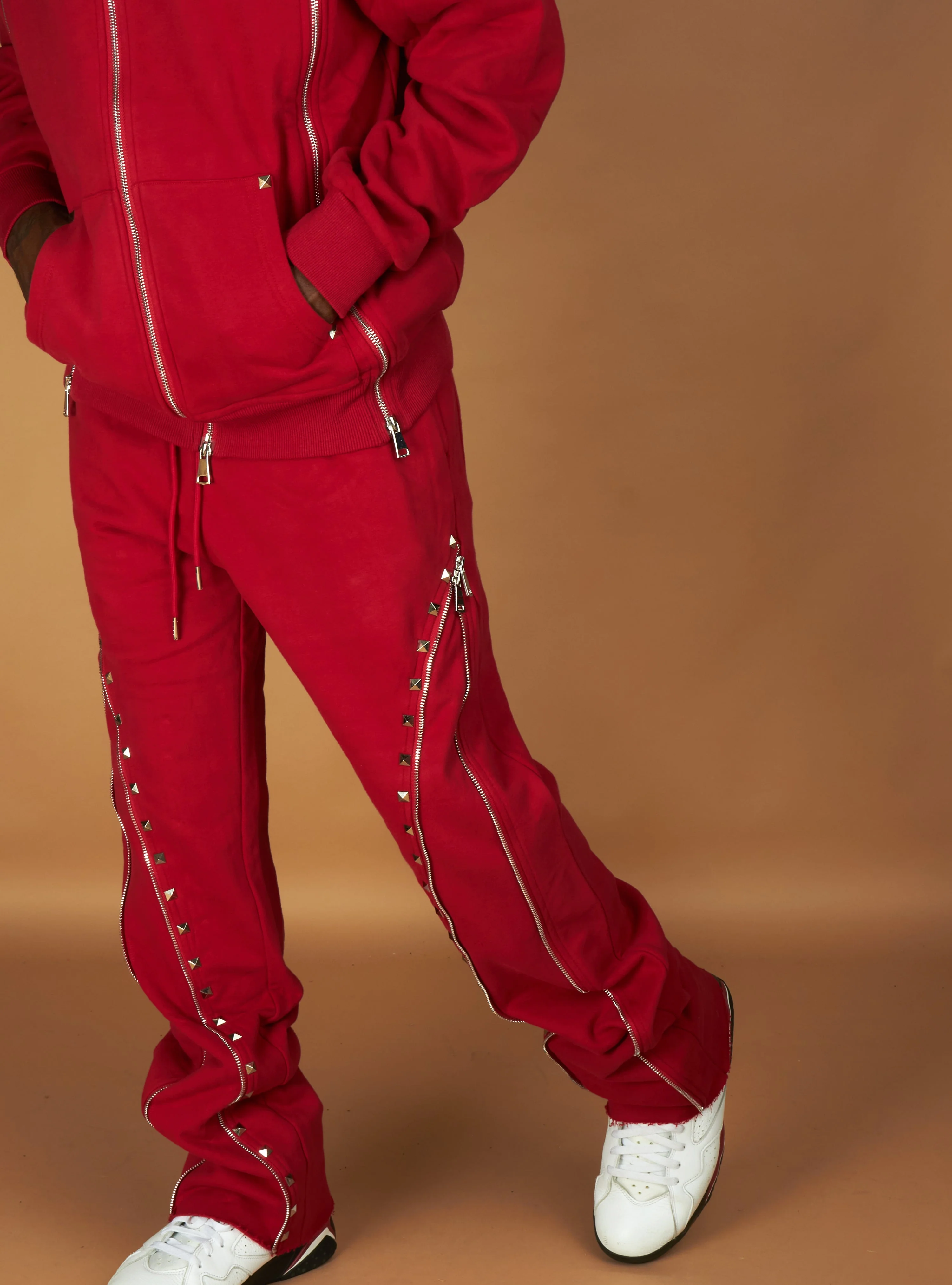 Politics Sweatsuit - Rivet - Red - 717/718 - Image 4