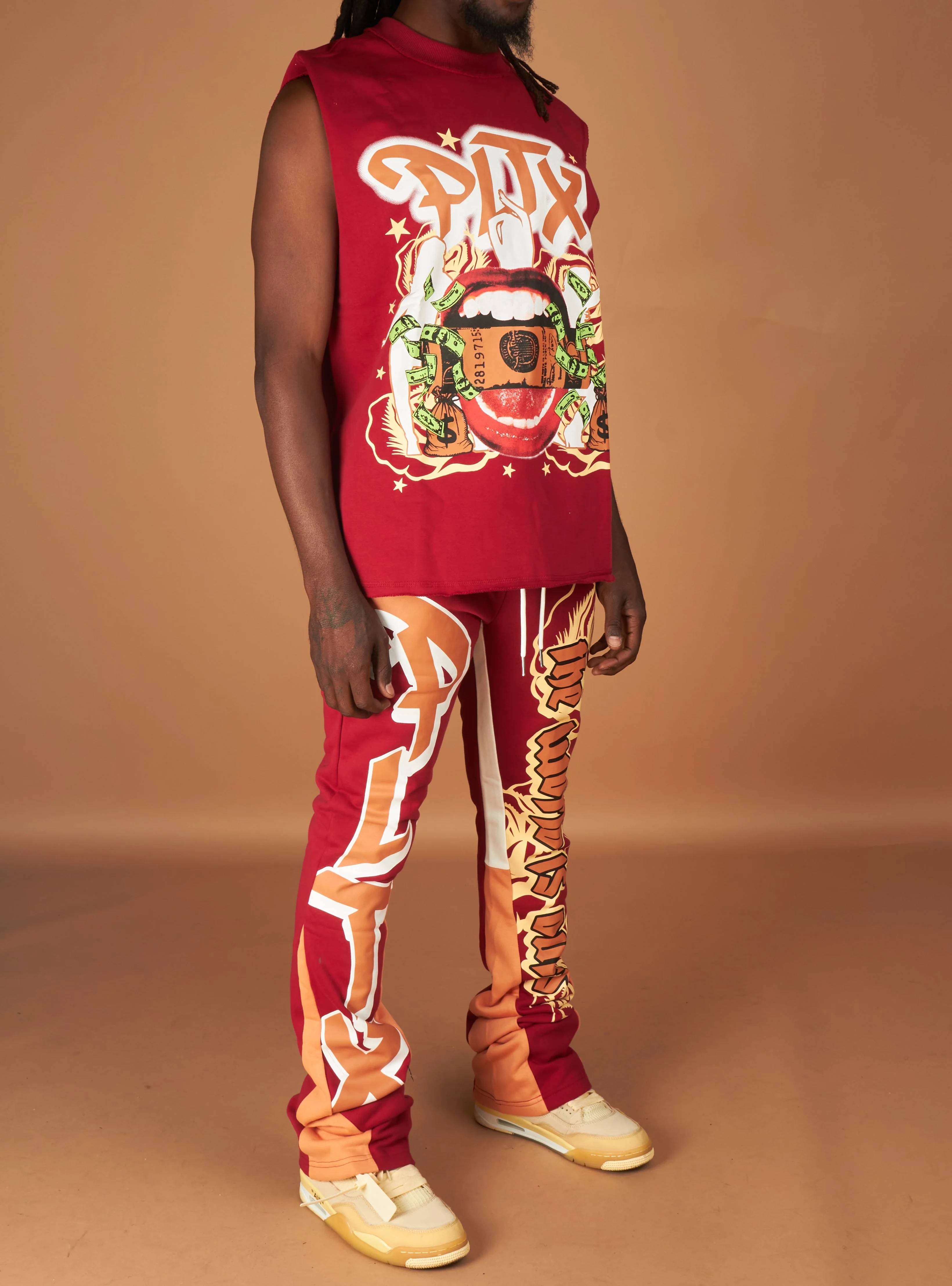 Politics Sweatsuit - Sven - Red - 442 - Image 4