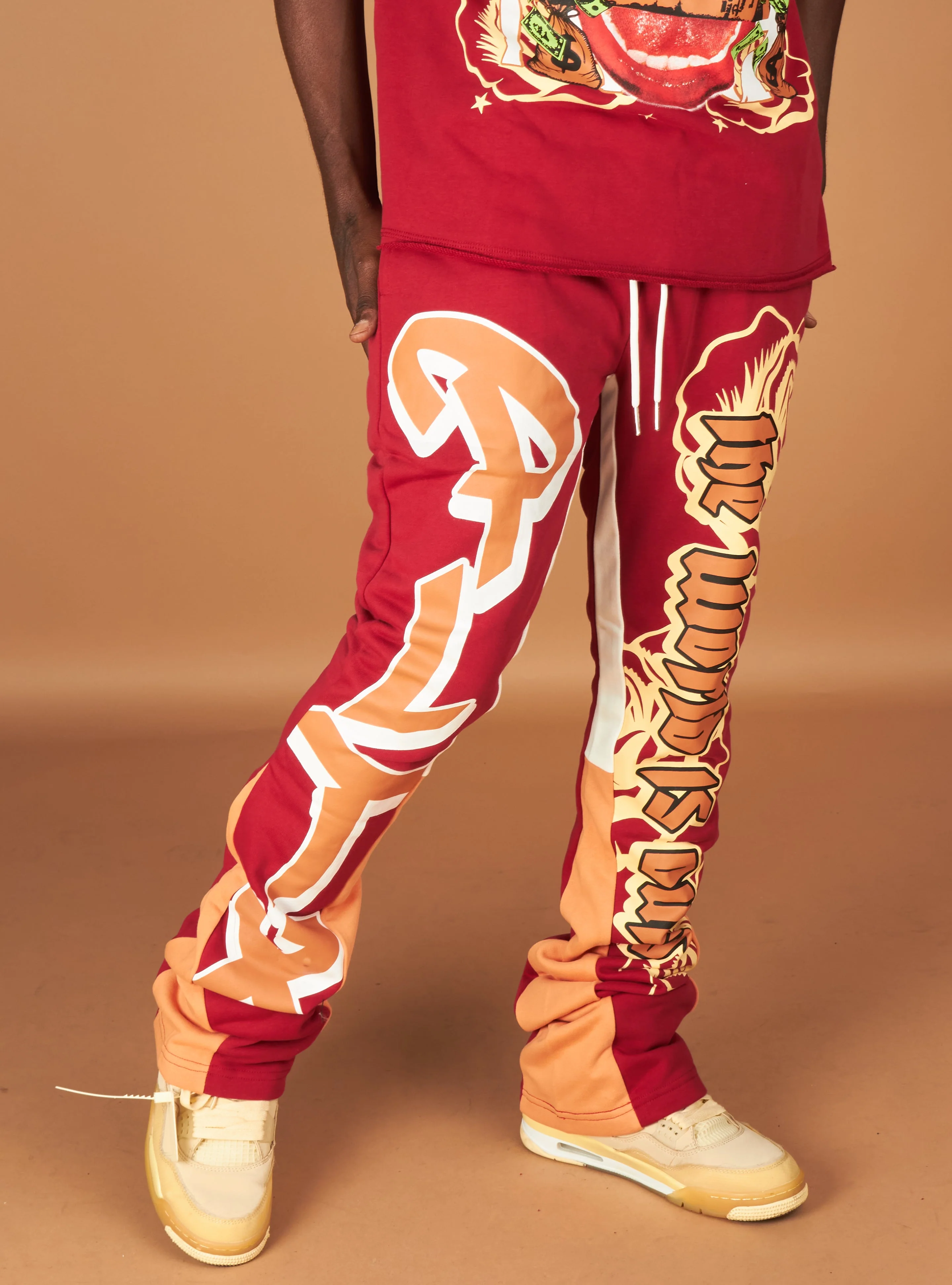 Politics Sweatsuit - Sven - Red - 442 - Image 8