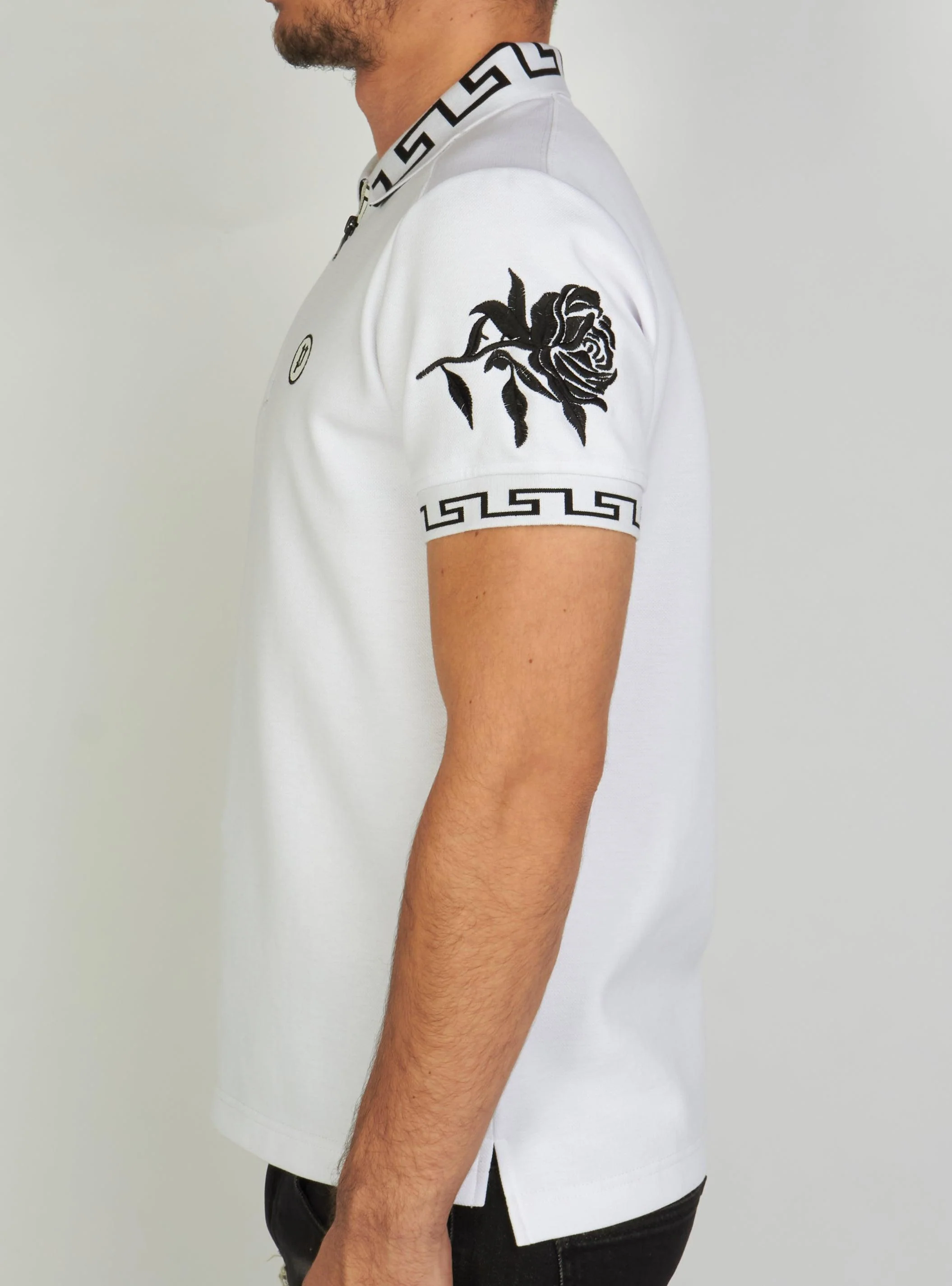 Politics T-Shirt - Allen Polo - White And Black - ALLEN155 - Image 4