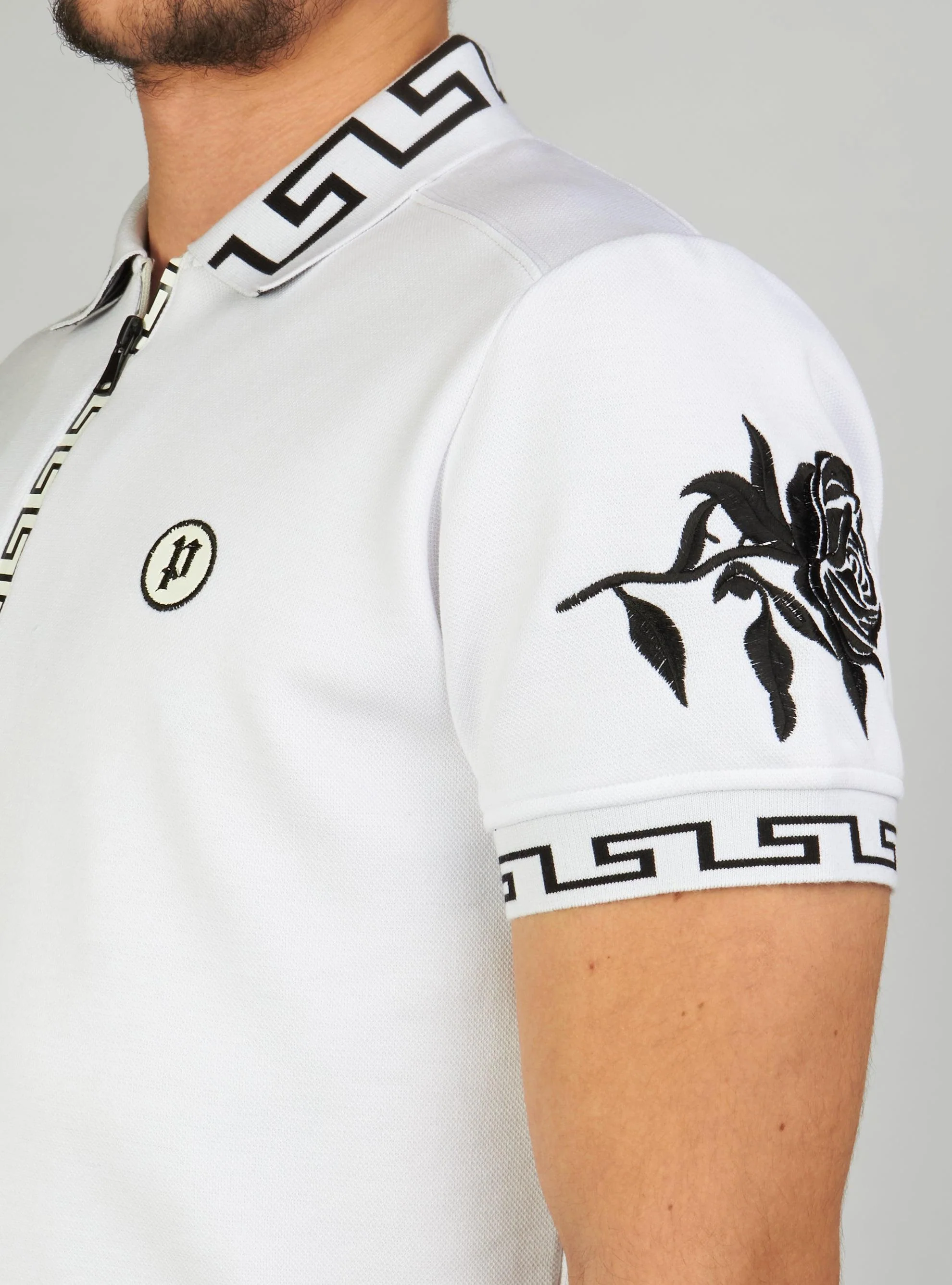 Politics T-Shirt - Allen Polo - White And Black - ALLEN155 - Image 5