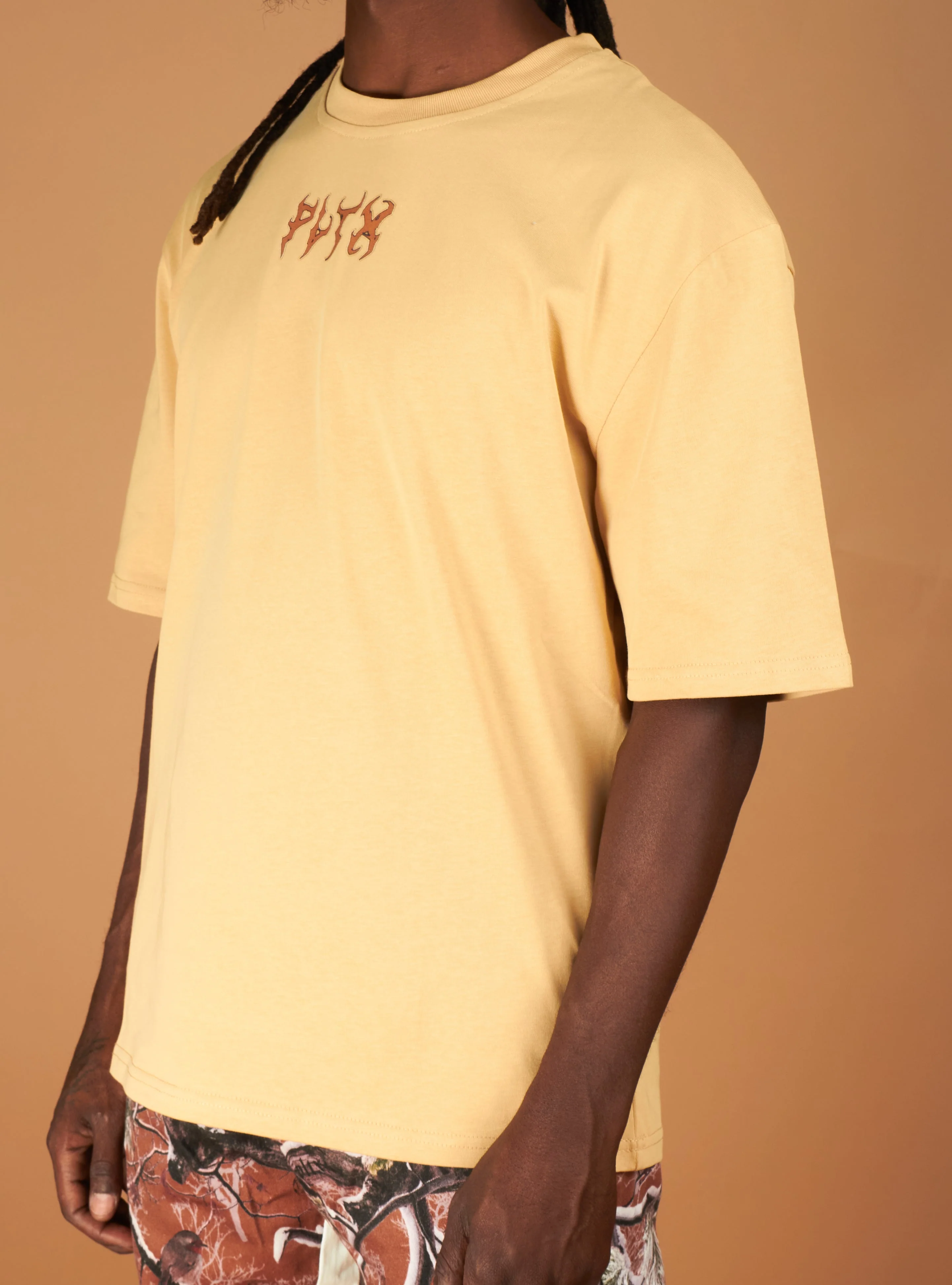 Politics T-Shirt - Mott - Khaki - 935 - Image 2