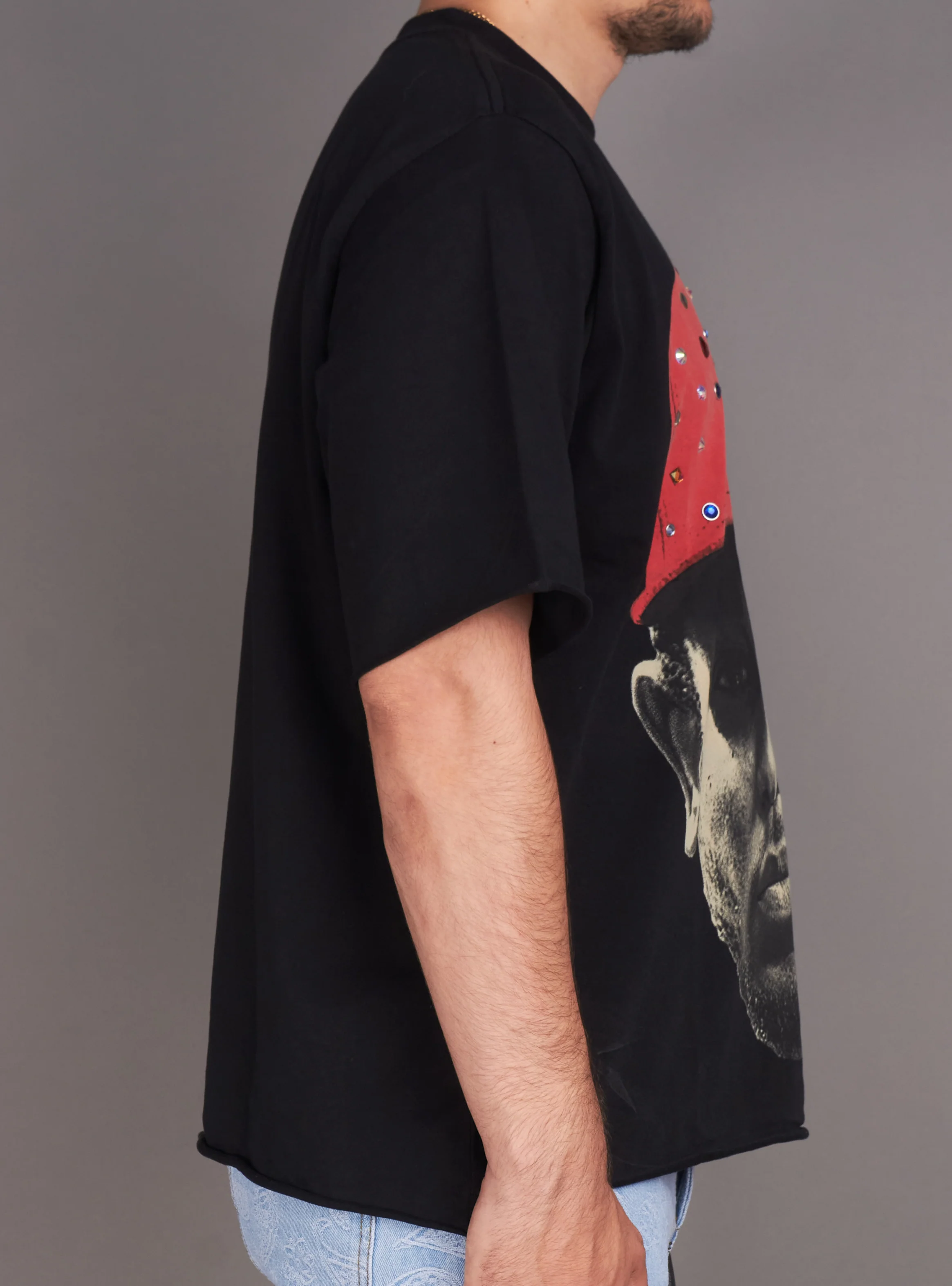 Politics T-Shirt - Stafan - Black And Red - 314 - Image 3