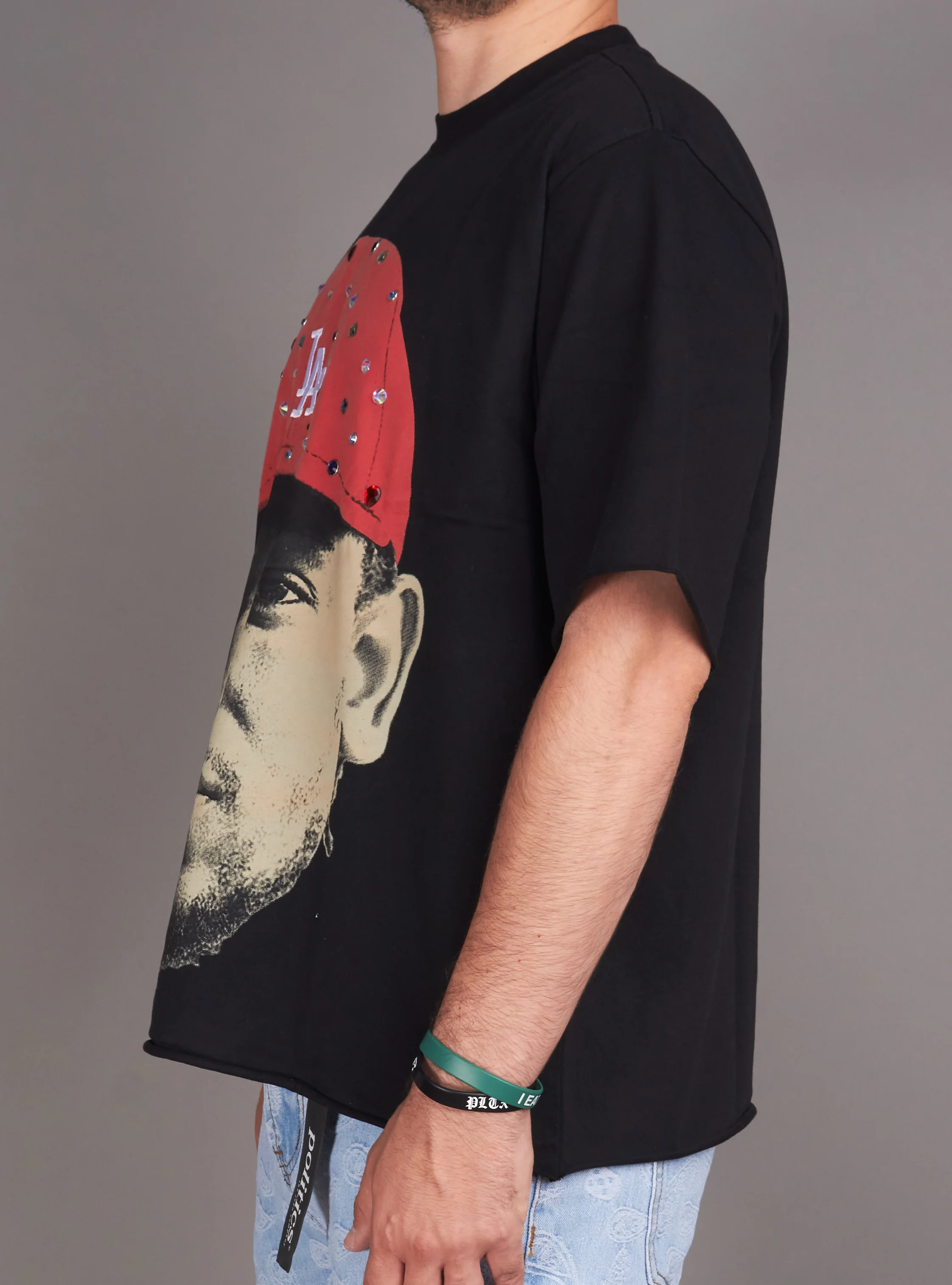 Politics T-Shirt - Stafan - Black And Red - 314 - Image 5