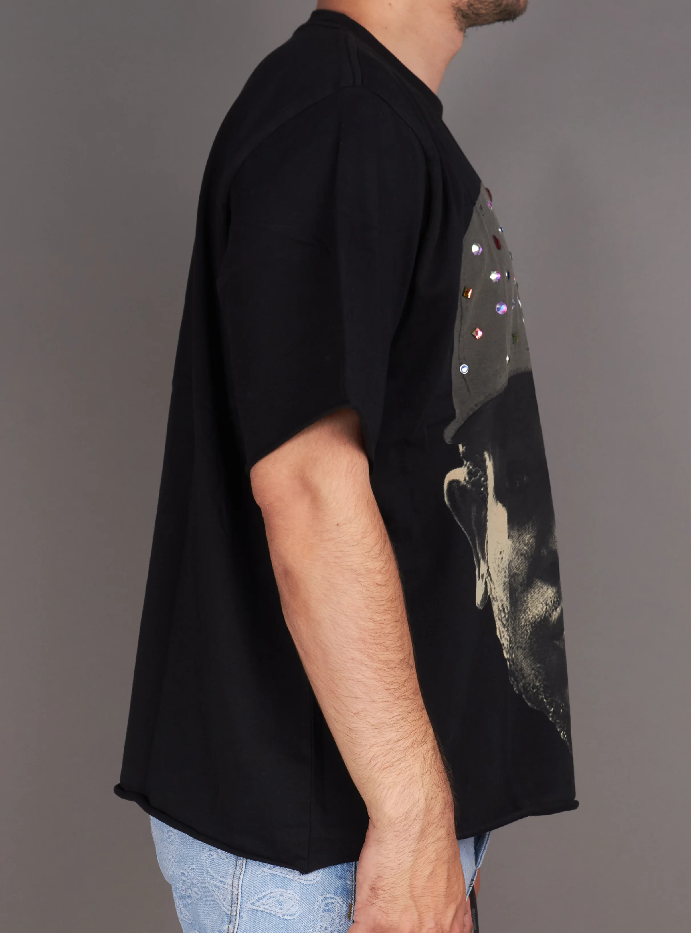 Politics T-Shirt - Stafan - Black On Black - 312 - Image 3