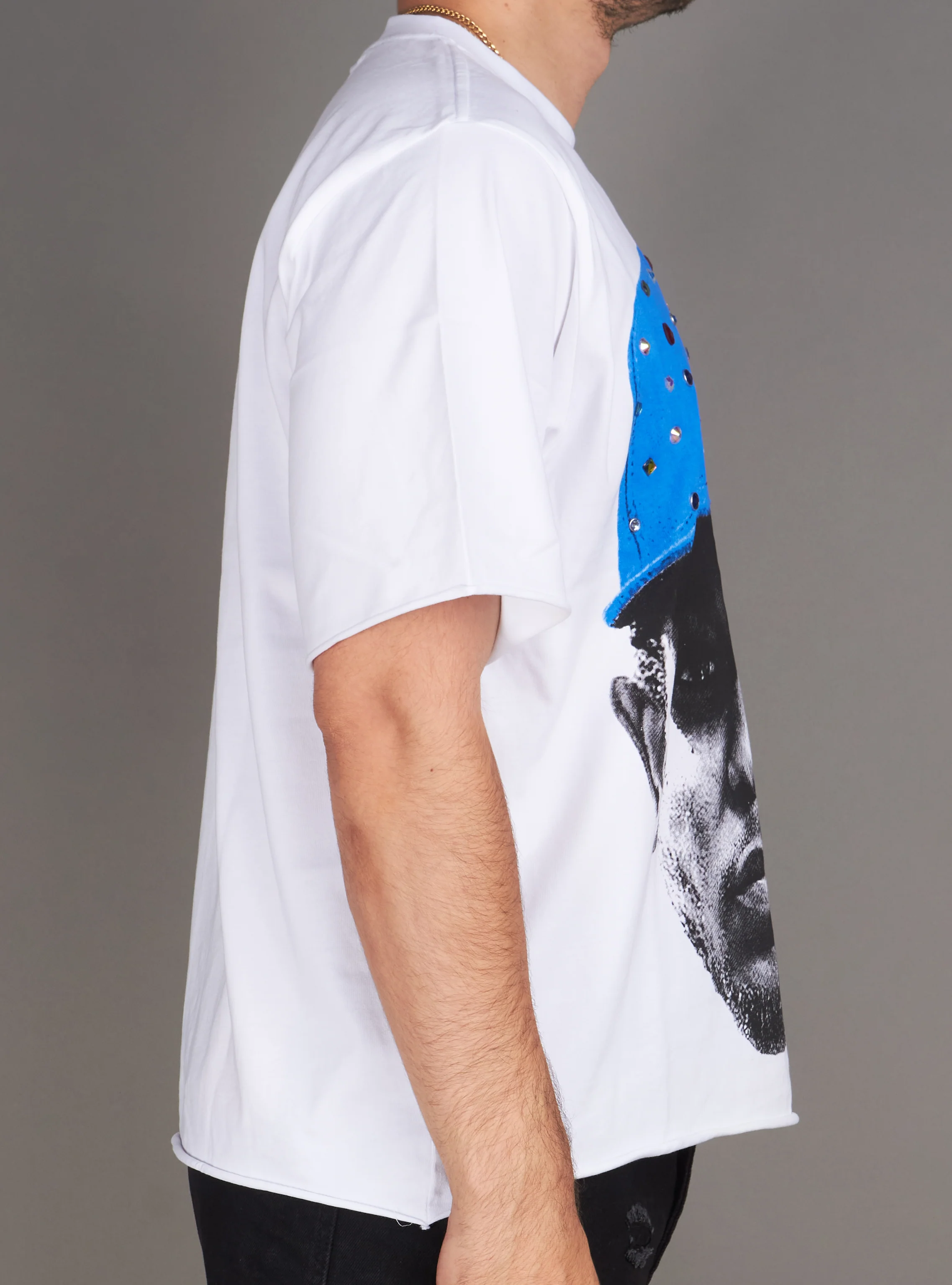 Politics T-Shirt - Stafan - White And Blue - 317 - Image 3