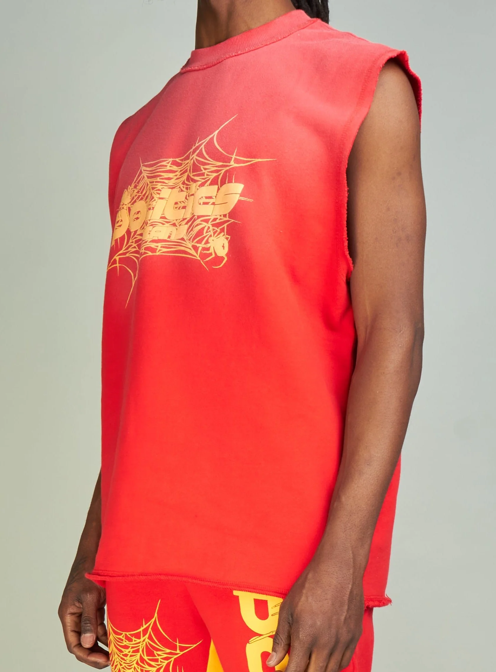 Politics Tank Top - Isaacs - Red And Orange  - 093 - Image 3