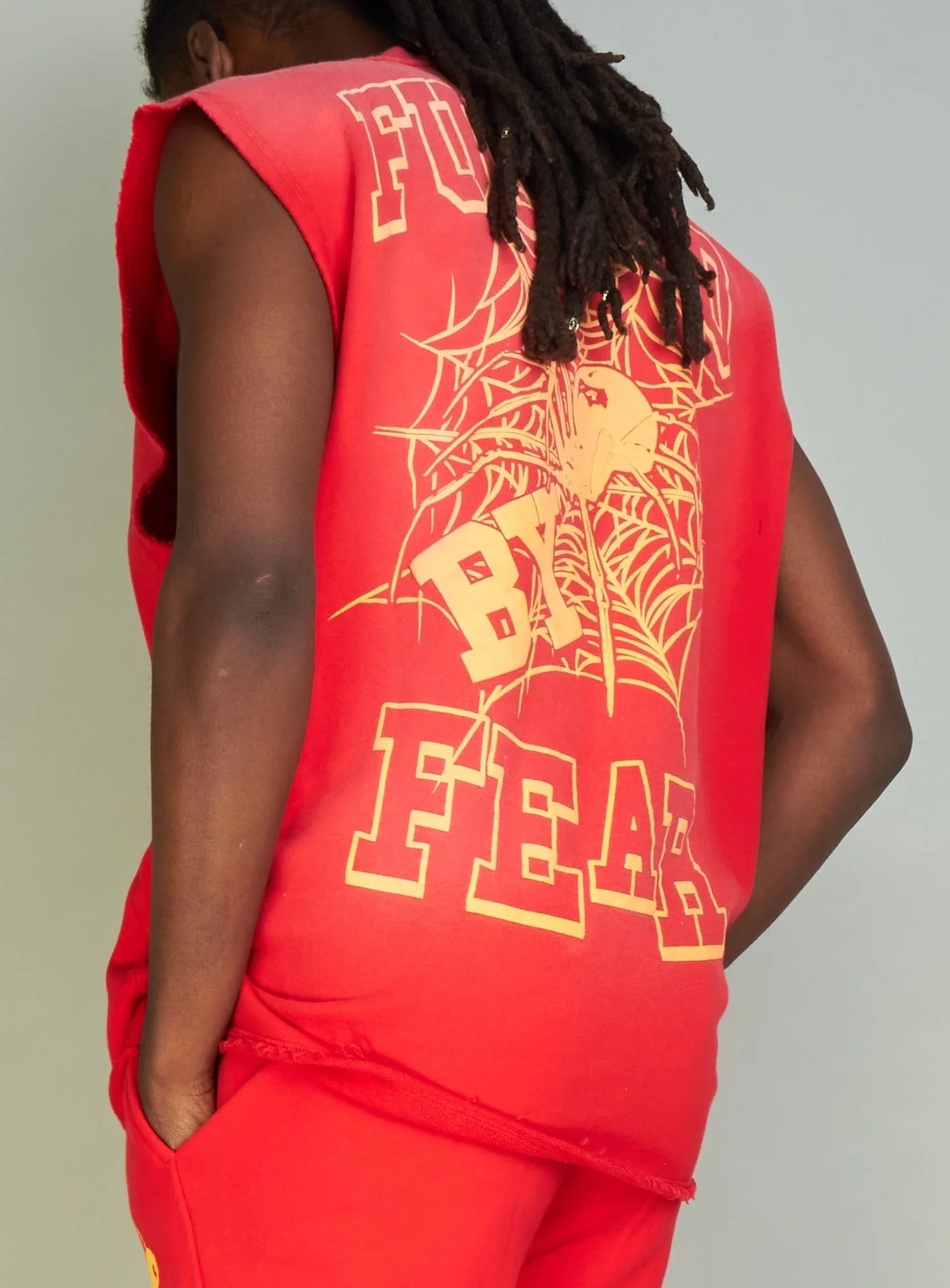 Politics Tank Top - Isaacs - Red And Orange  - 093 - Image 4